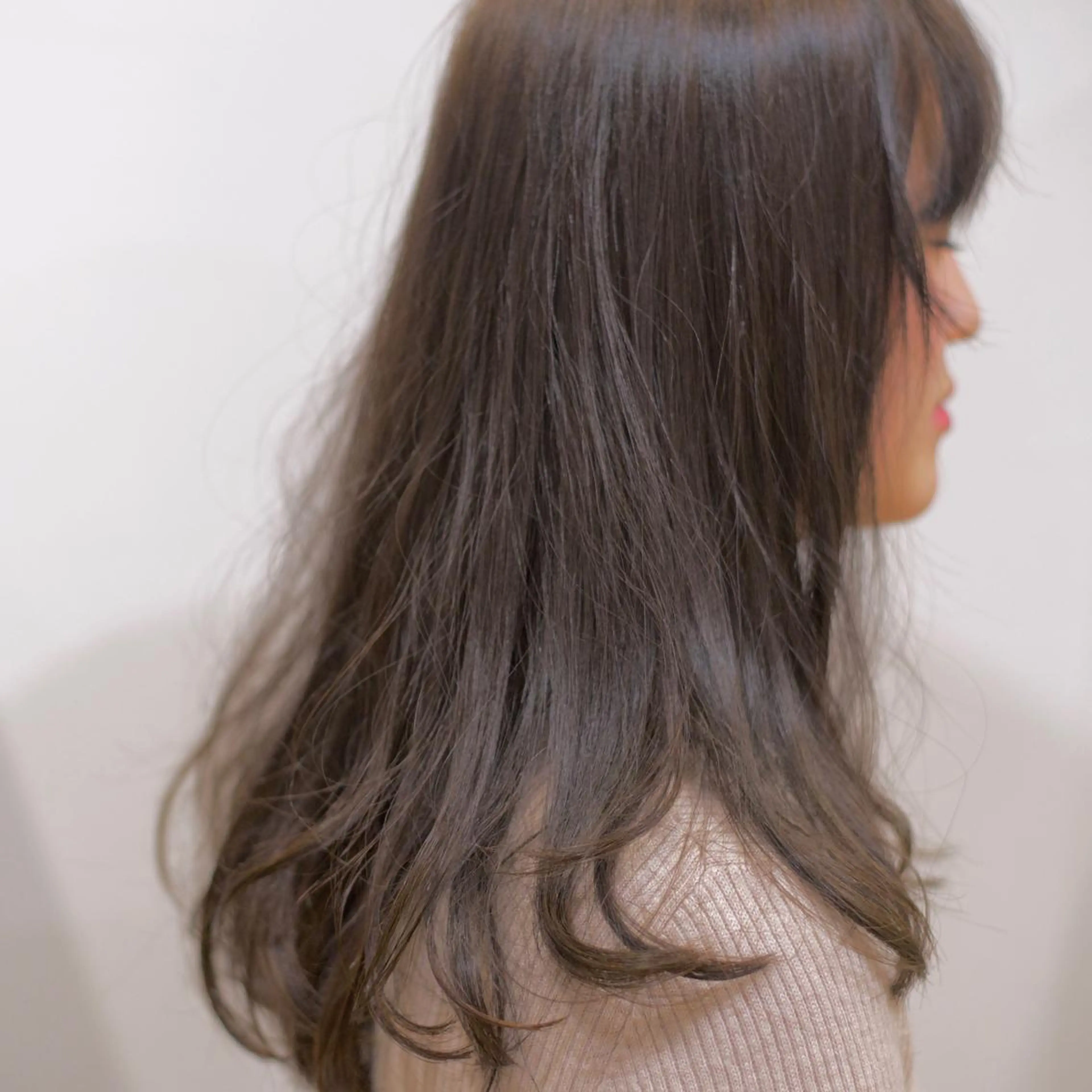 ミディアム セミロング カラー パーマ グラデーションカラー 【白髪ぼかし 専門GBG】自由が丘のヘアスタイル