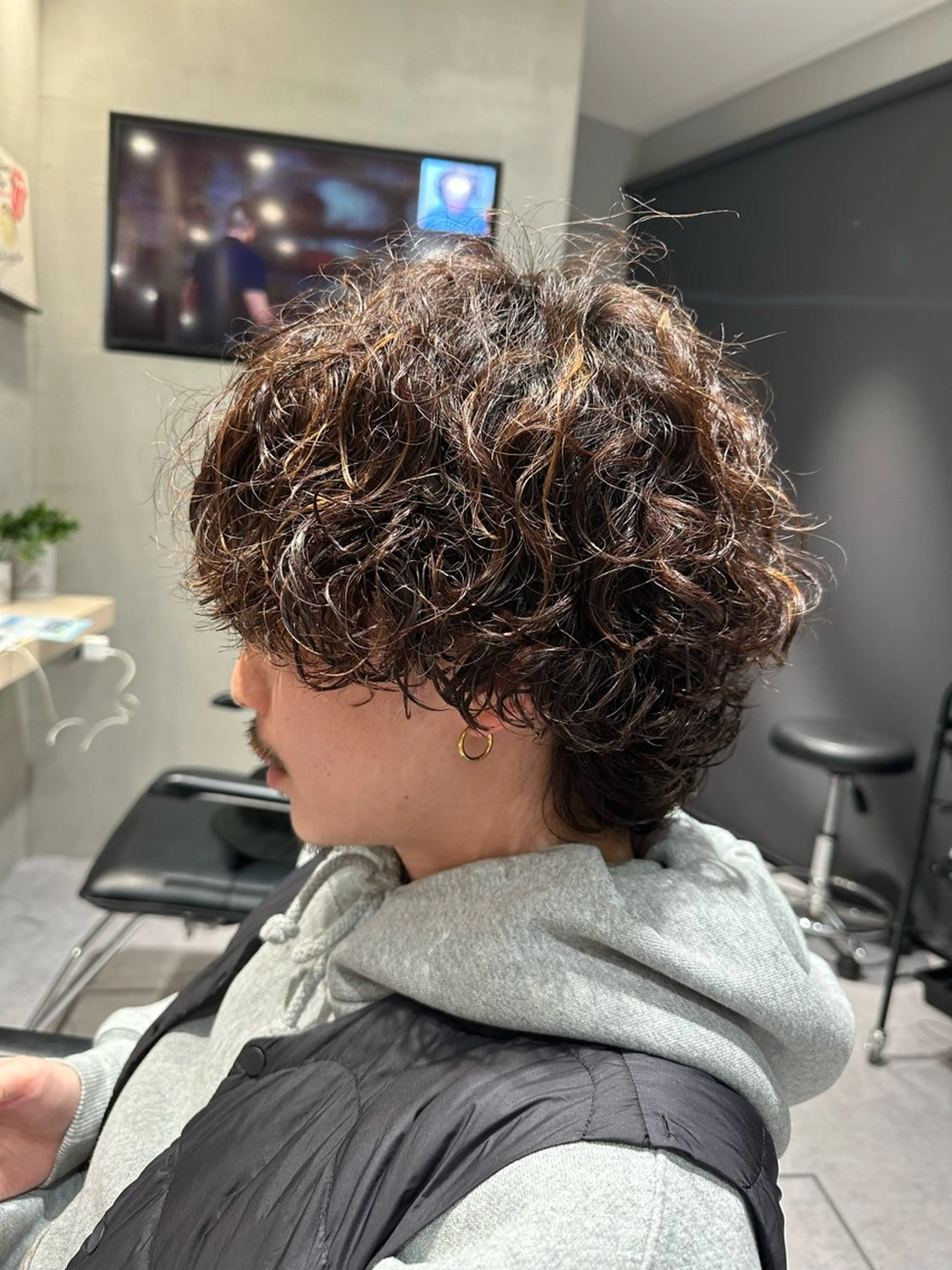 🌸メンズ新規限定🌸カットパーマ¥9000の写真