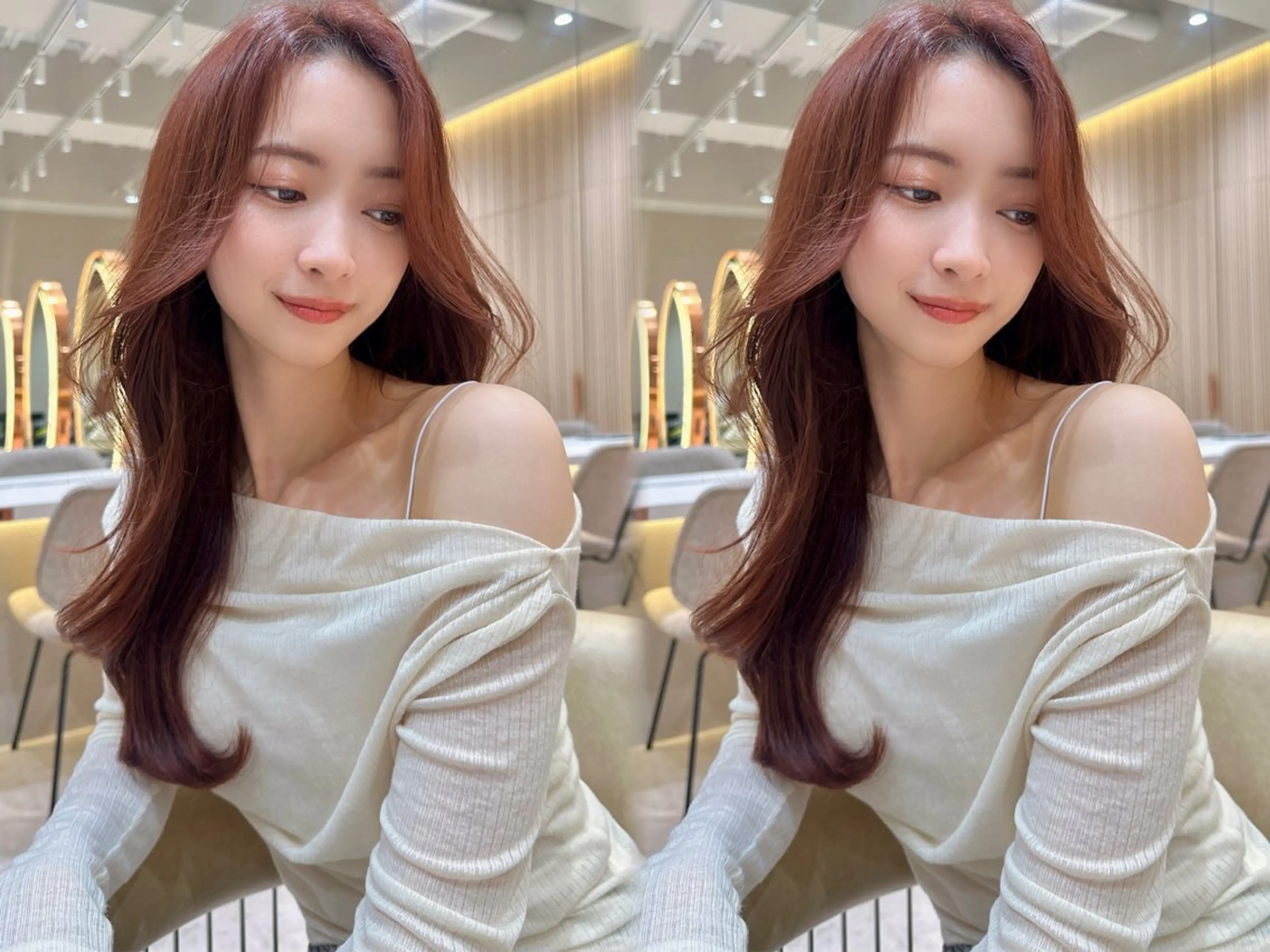 ロング カラー カット ヘアカラー トリートメント レイヤー❣️縮毛矯 川村利幸のヘアスタイル