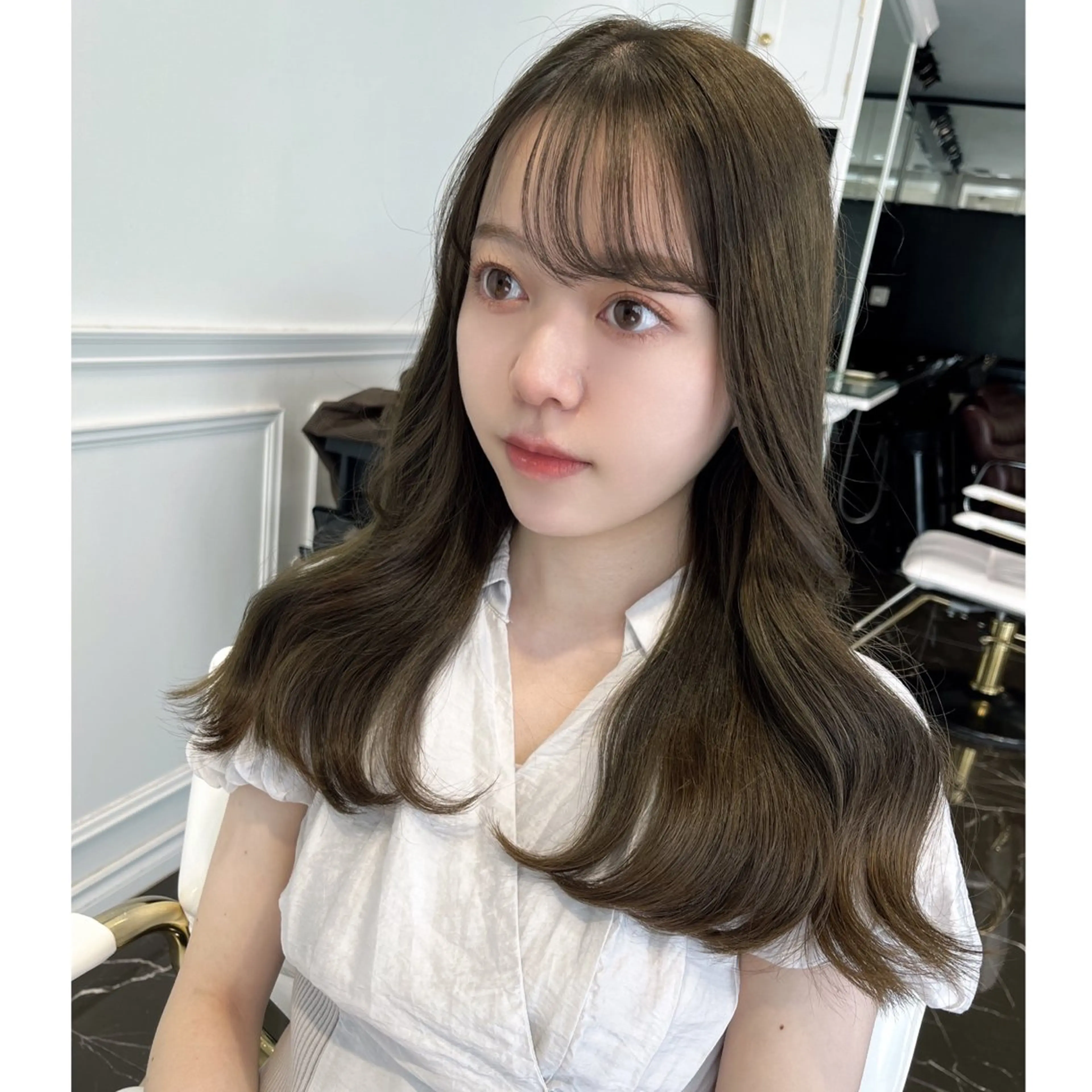 ロング カラー ブリーチ ヘアカラー miyu /トレンド カラー×艶髪のヘアスタイル