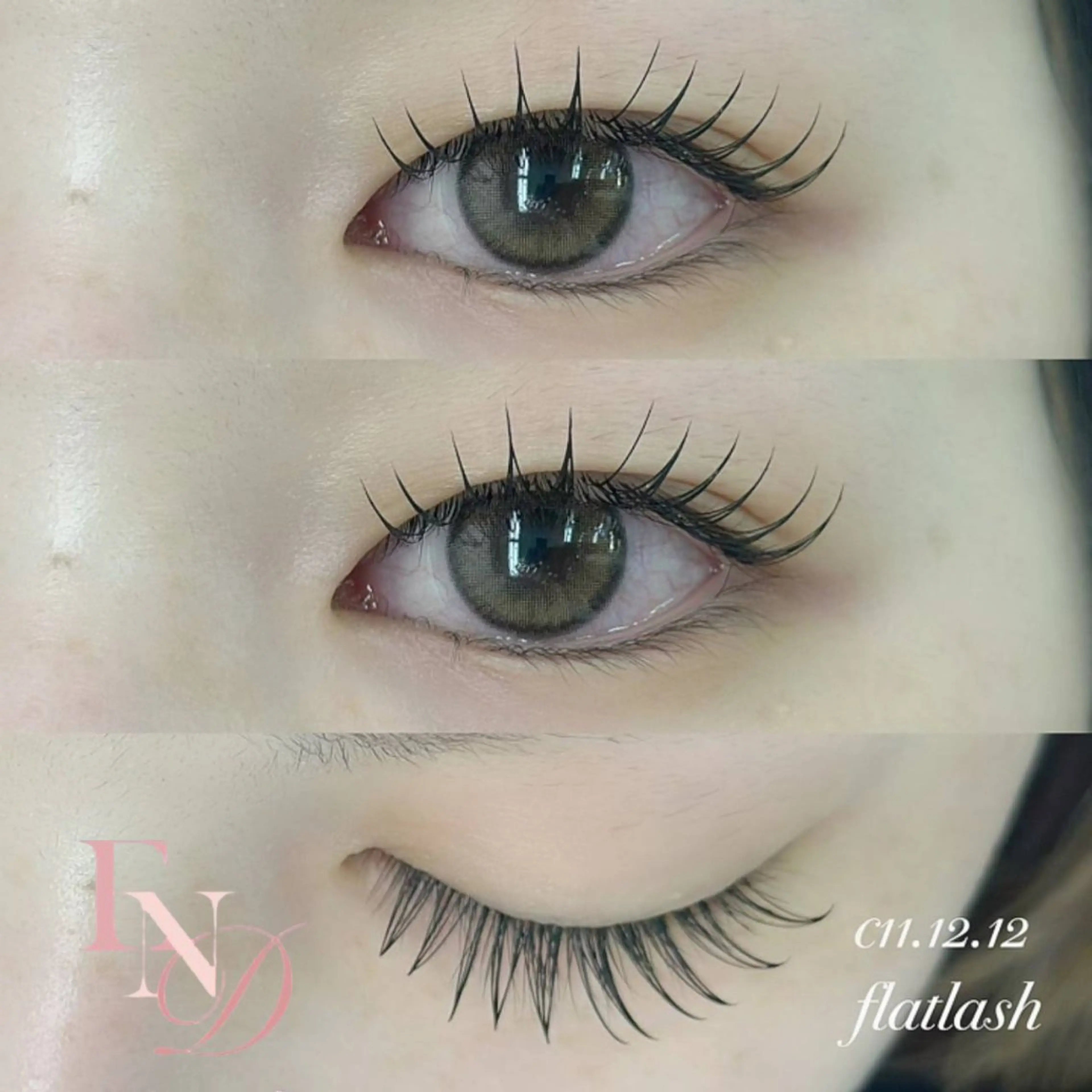 マツエク・マツパ フラットラッシュ 西院eye fallonのマツエク・マツパデザイン