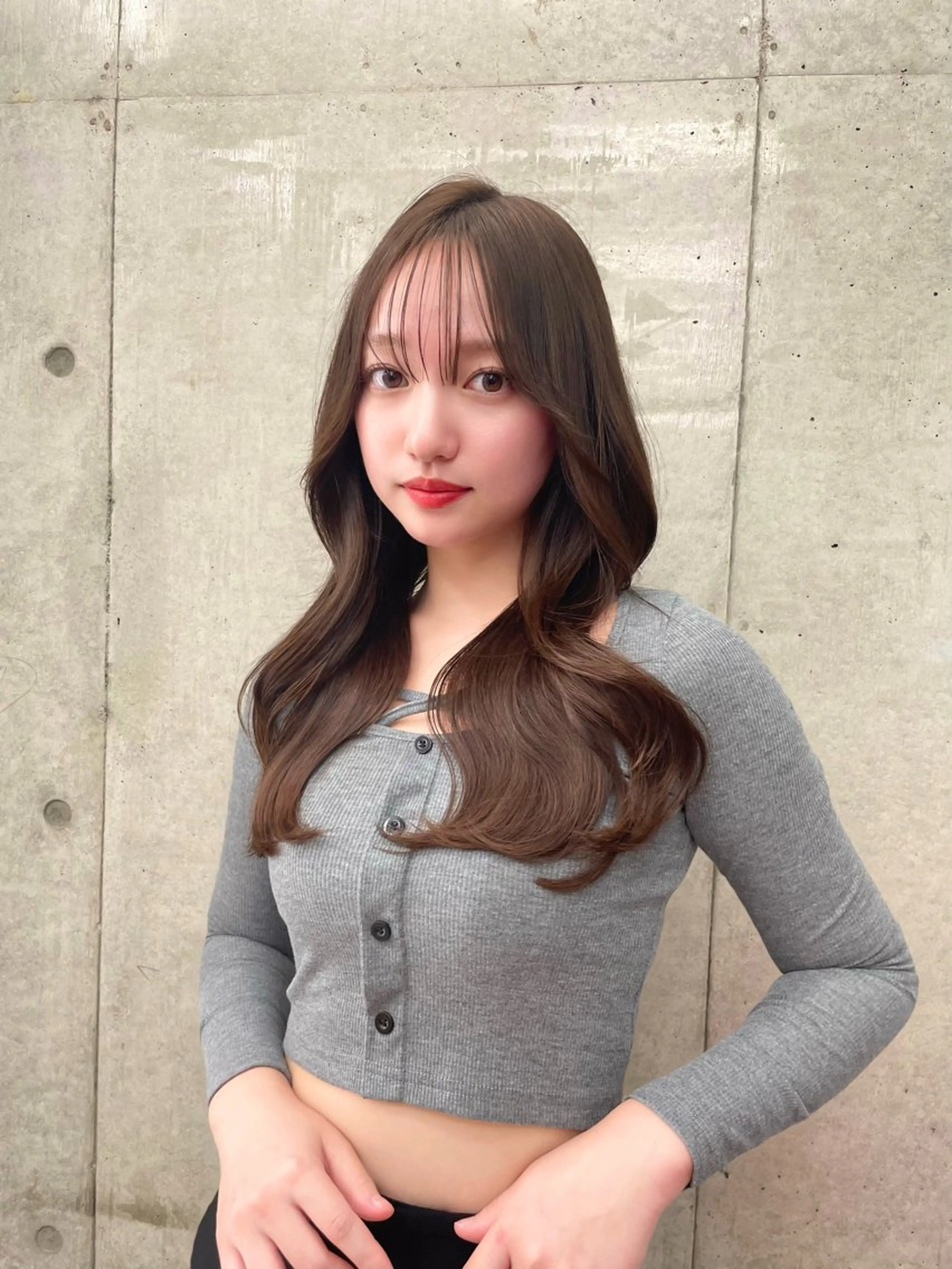 ロング カラー カット ヘアカラー トリートメント 韓国ヘア🇰🇷 レイヤー/芝春樹のヘアスタイル