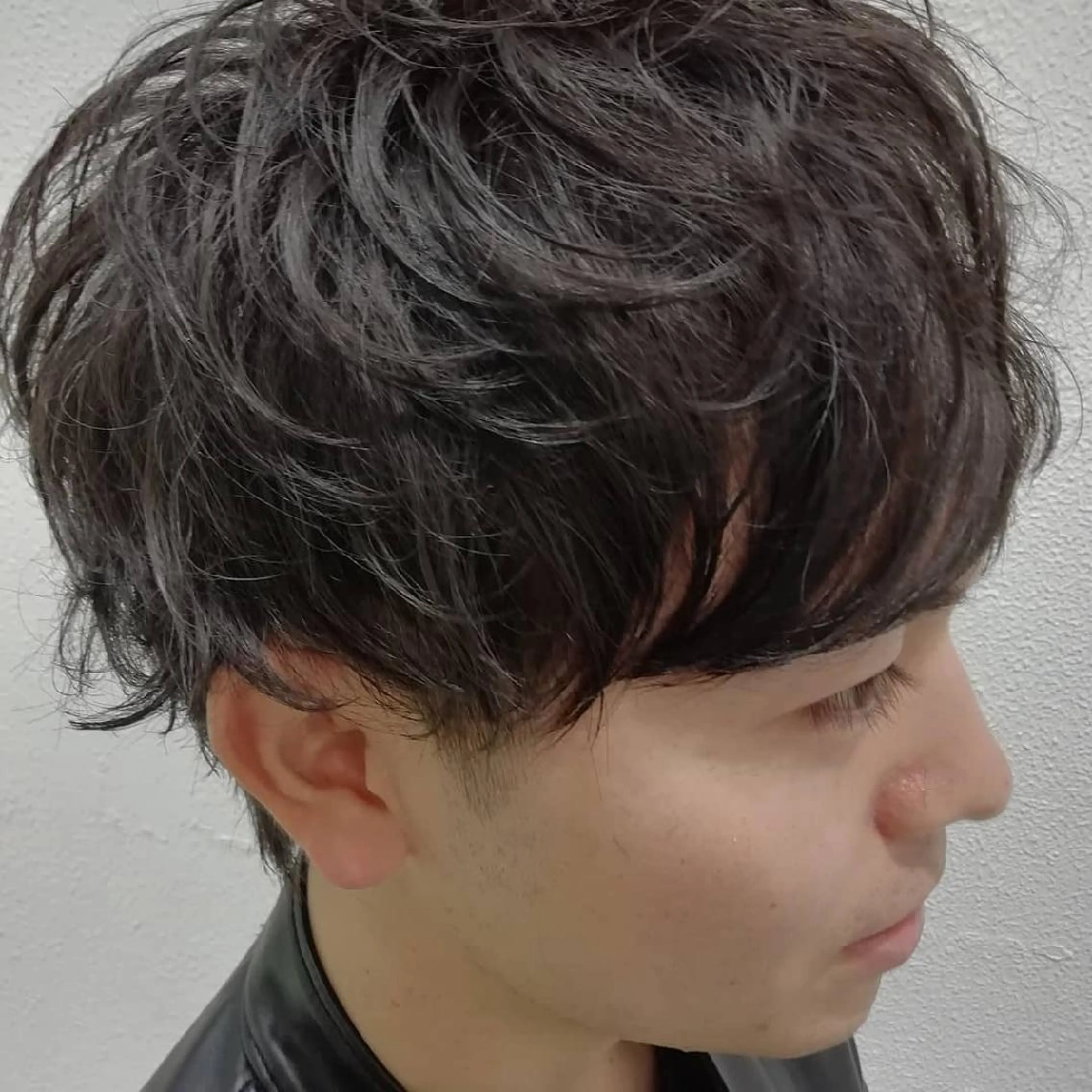メンズ パーマ ショート Ash 店長 木村 和人のヘアスタイル
