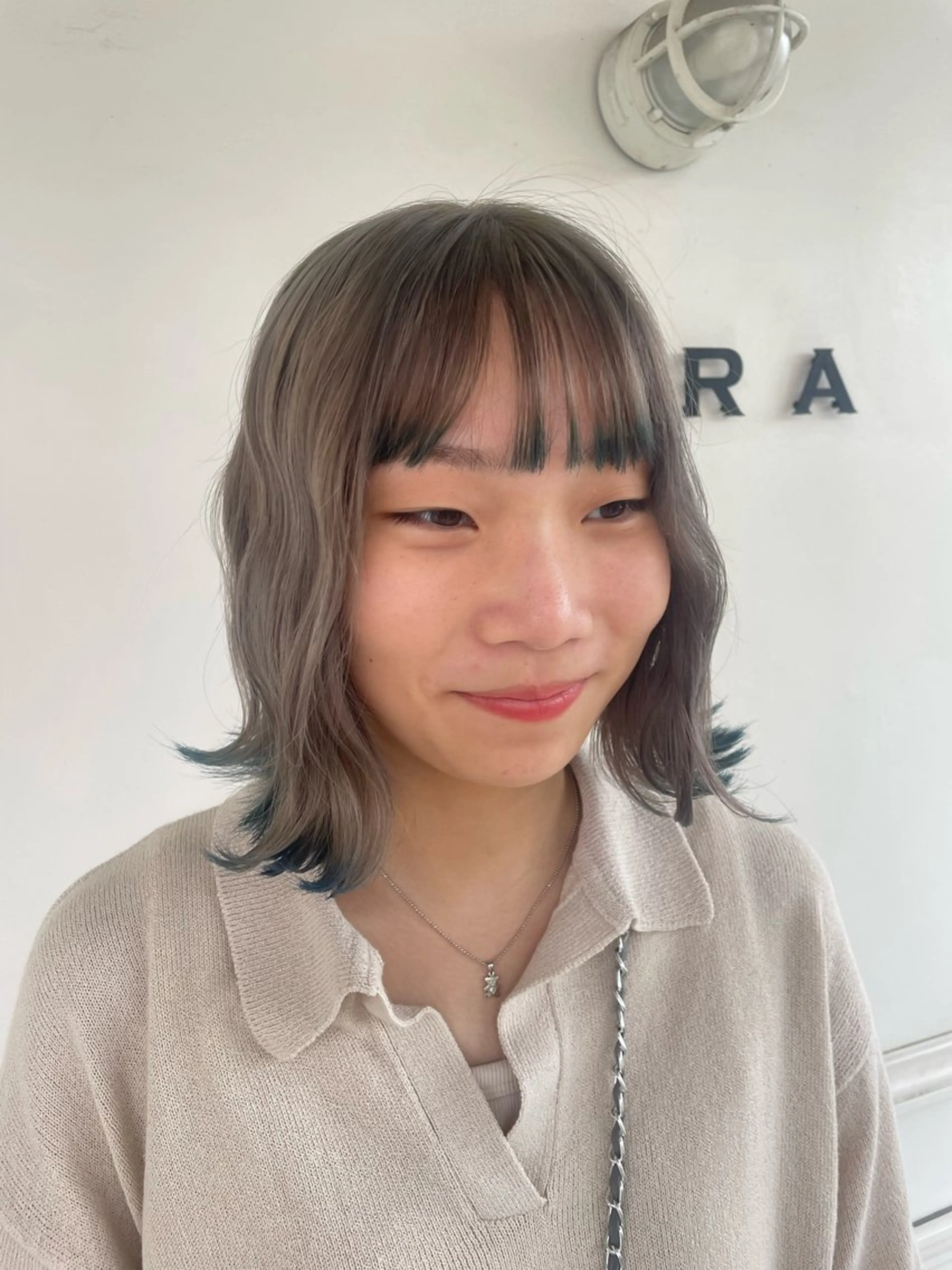 ショート カラー ヘアカラー SARA古賀店 かすみ🐬🩵のヘアスタイル