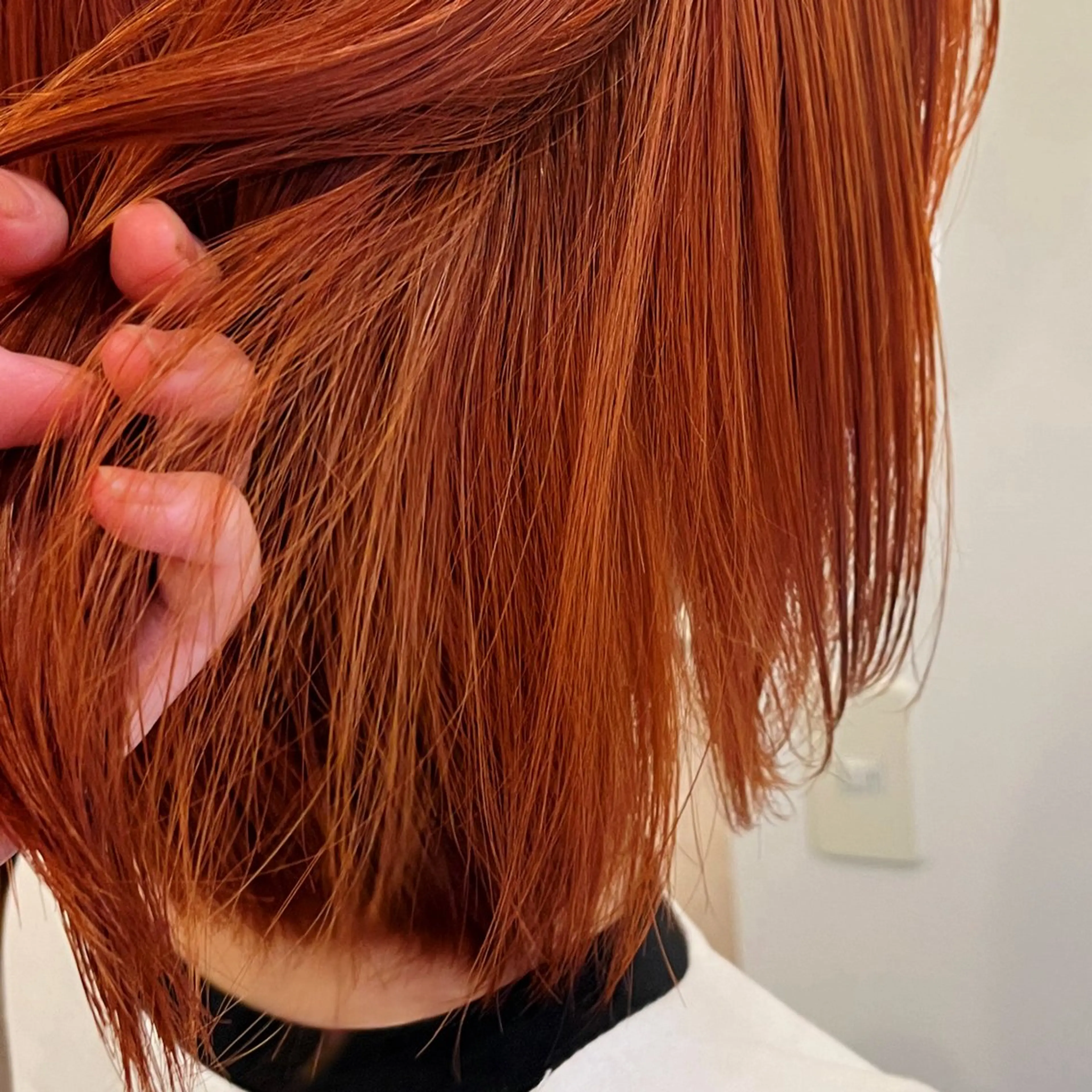 カラー ベージュカラー オレンジ NAO ꩜✧˖°.のヘアスタイル