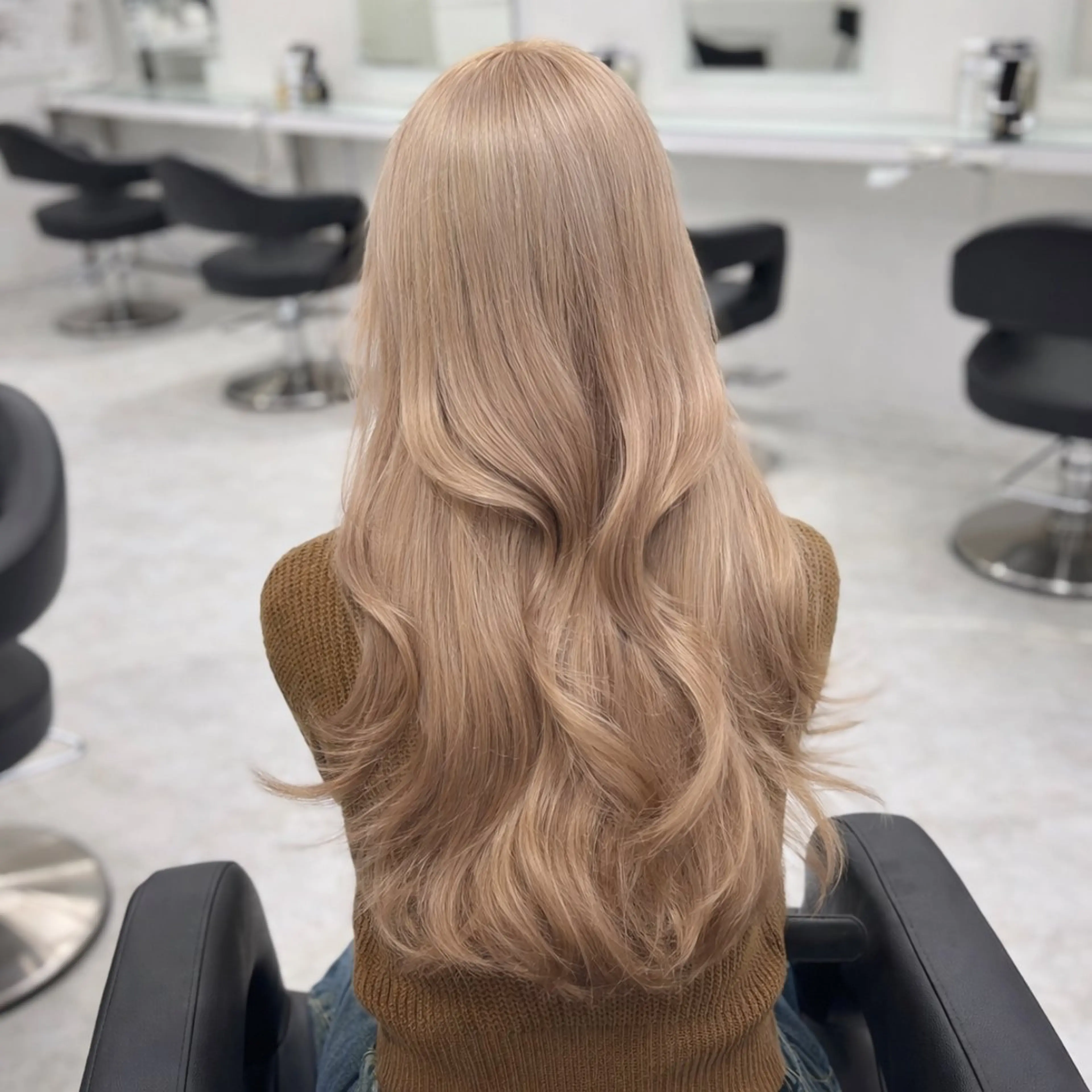 ミディアム カラー パーマ ヘアアレンジ メンズ ヘアカラー ♡ 𝐑𝐈𝐎♡のヘアスタイル