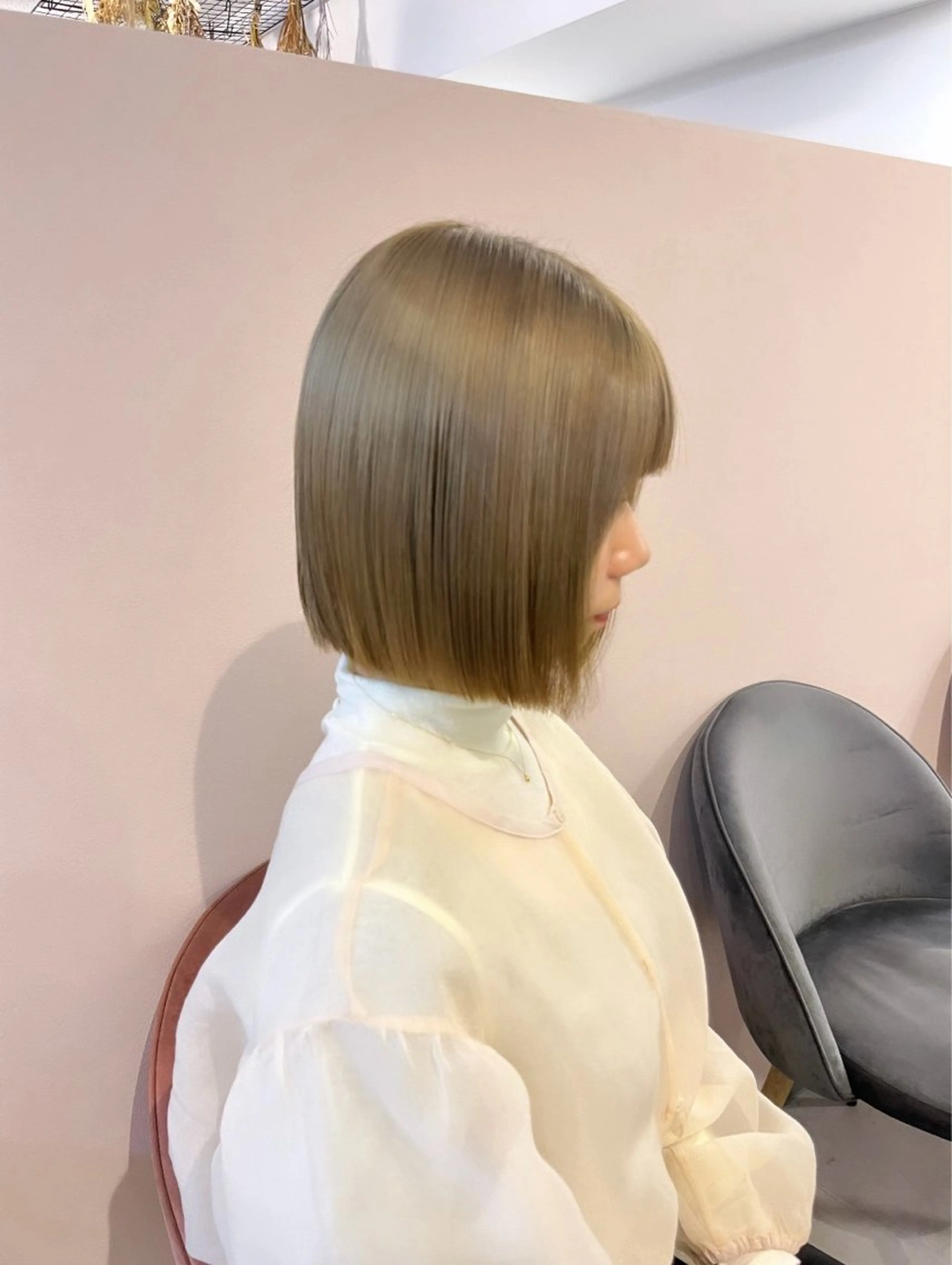 ミディアム ヘアカラー トリートメント 当日予約◎ risaのヘアスタイル