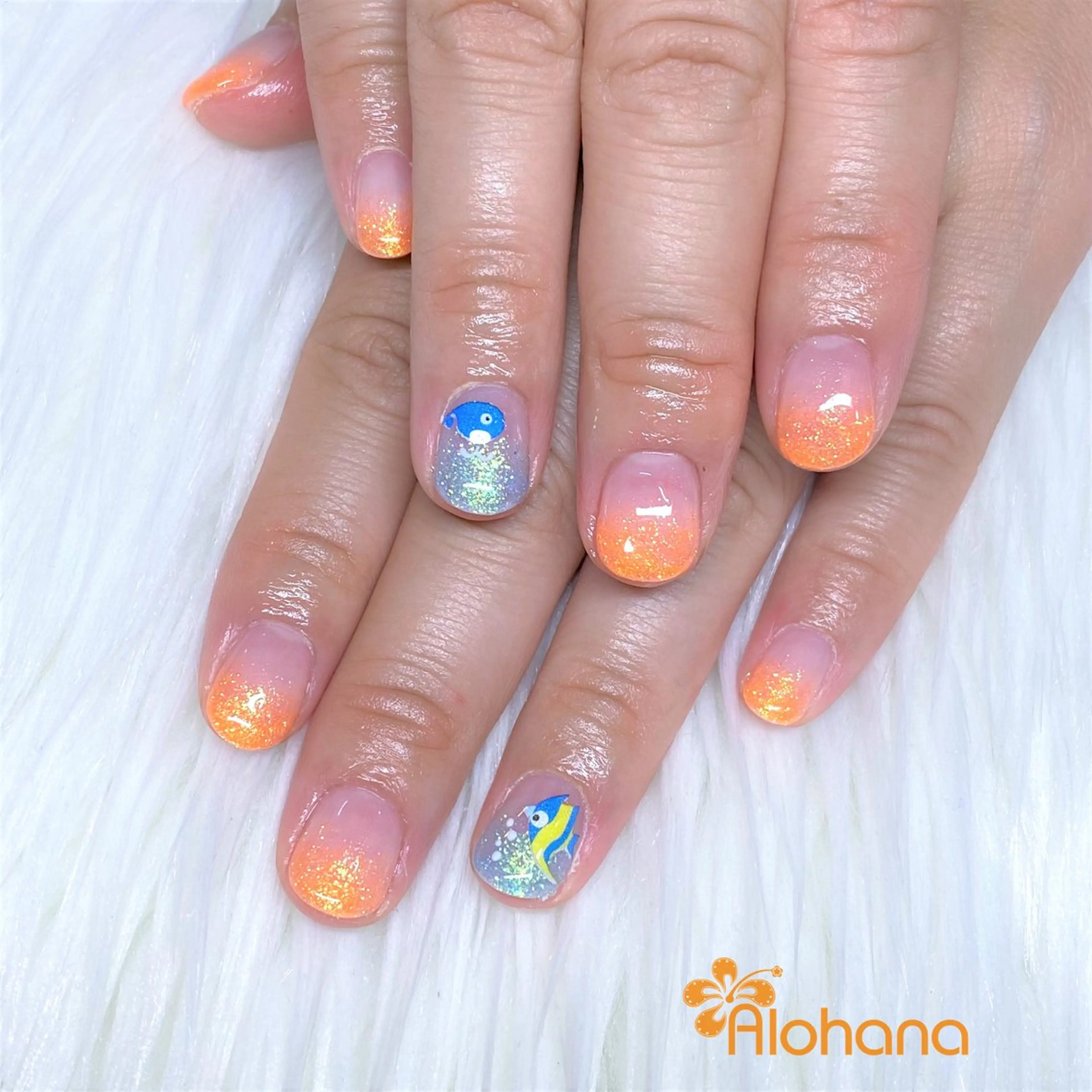 ネイル ハンドネイル Alohana Minaのネイルデザイン