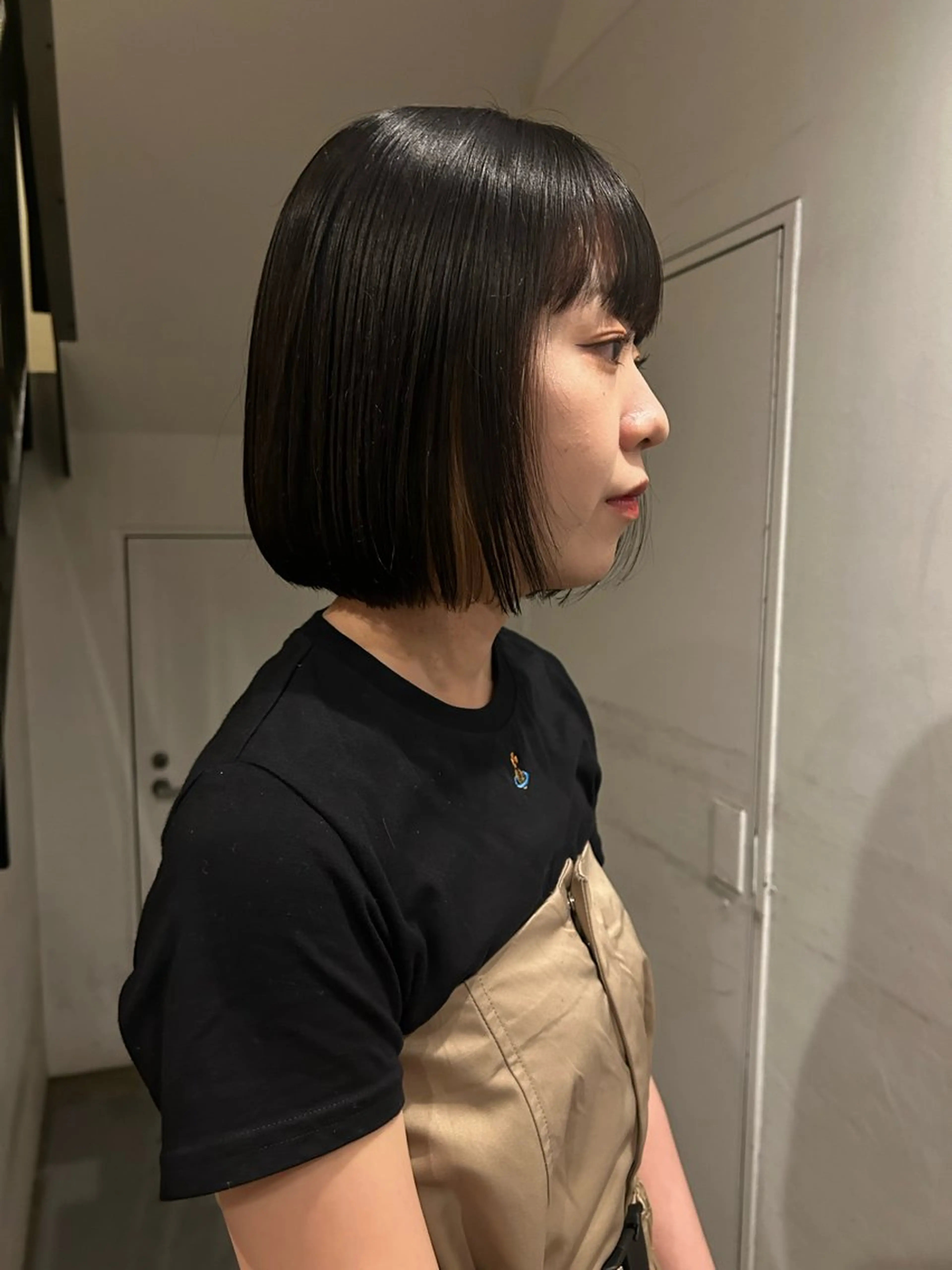 ショート ボブ 心斎橋/レイヤー/ ブリーチ/モエのヘアスタイル
