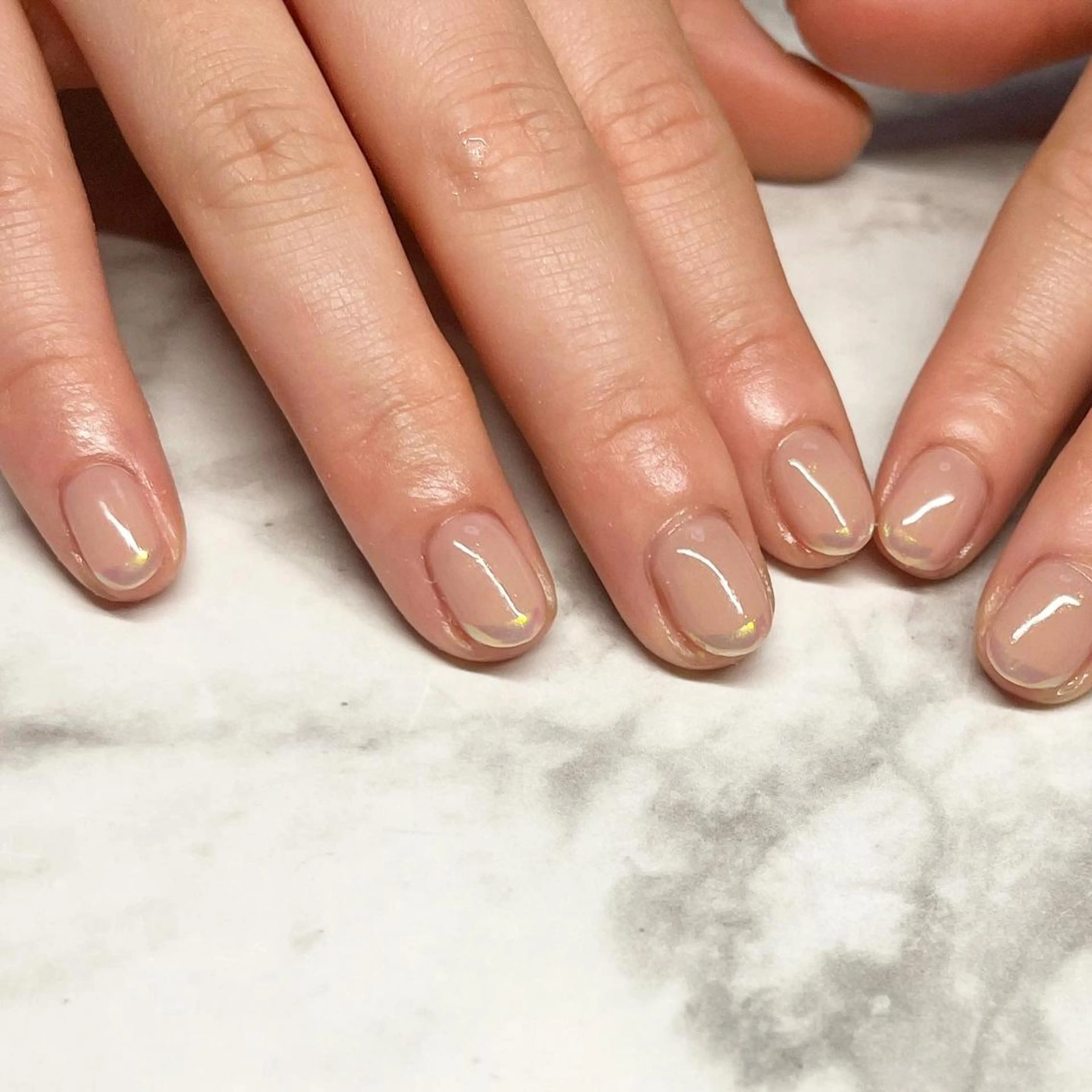 ネイル フレンチネイル ミラーネイル 587nail *のネイルデザイン
