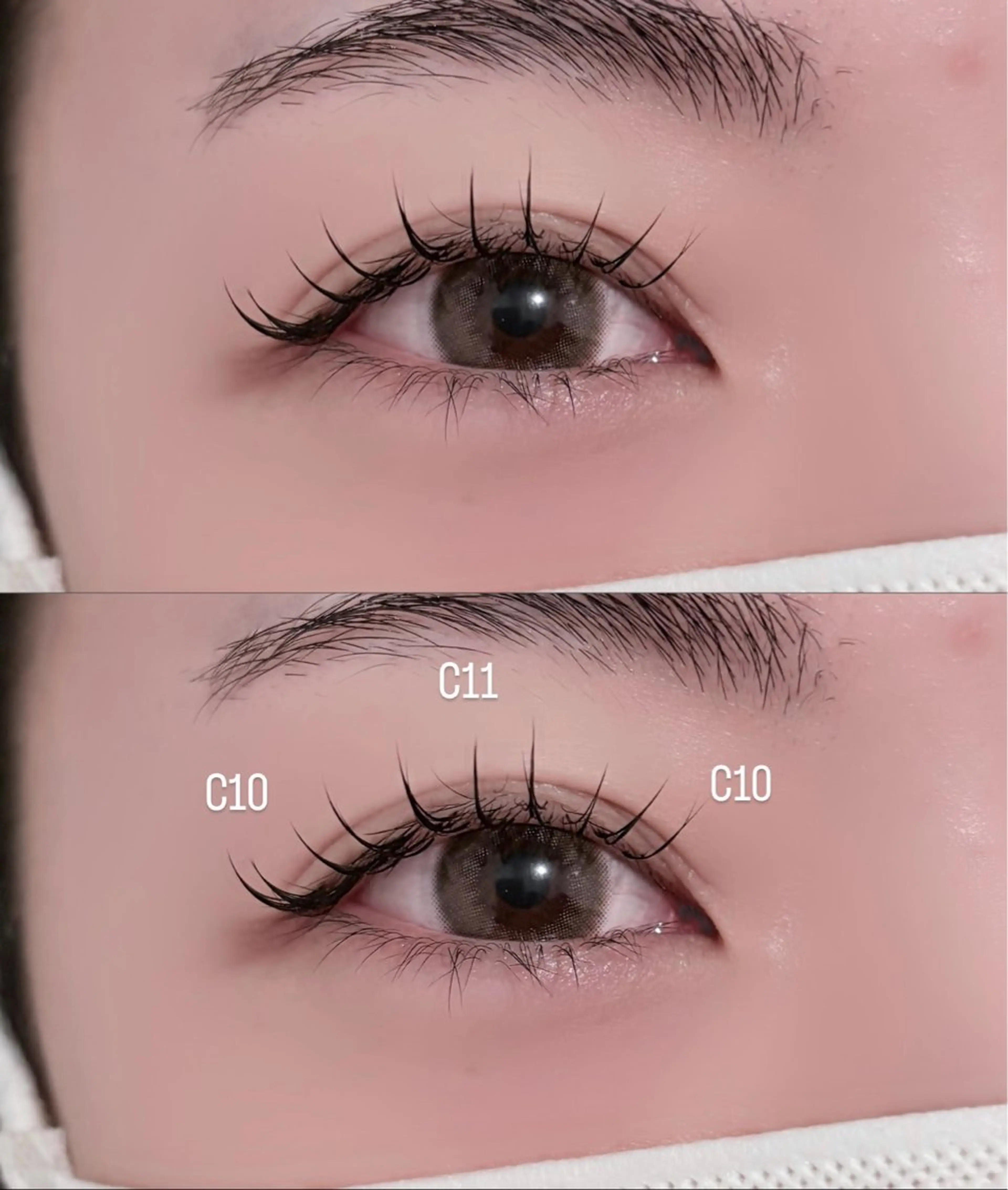 マツエク・マツパ ミンク meRK manamiのマツエク・マツパデザイン