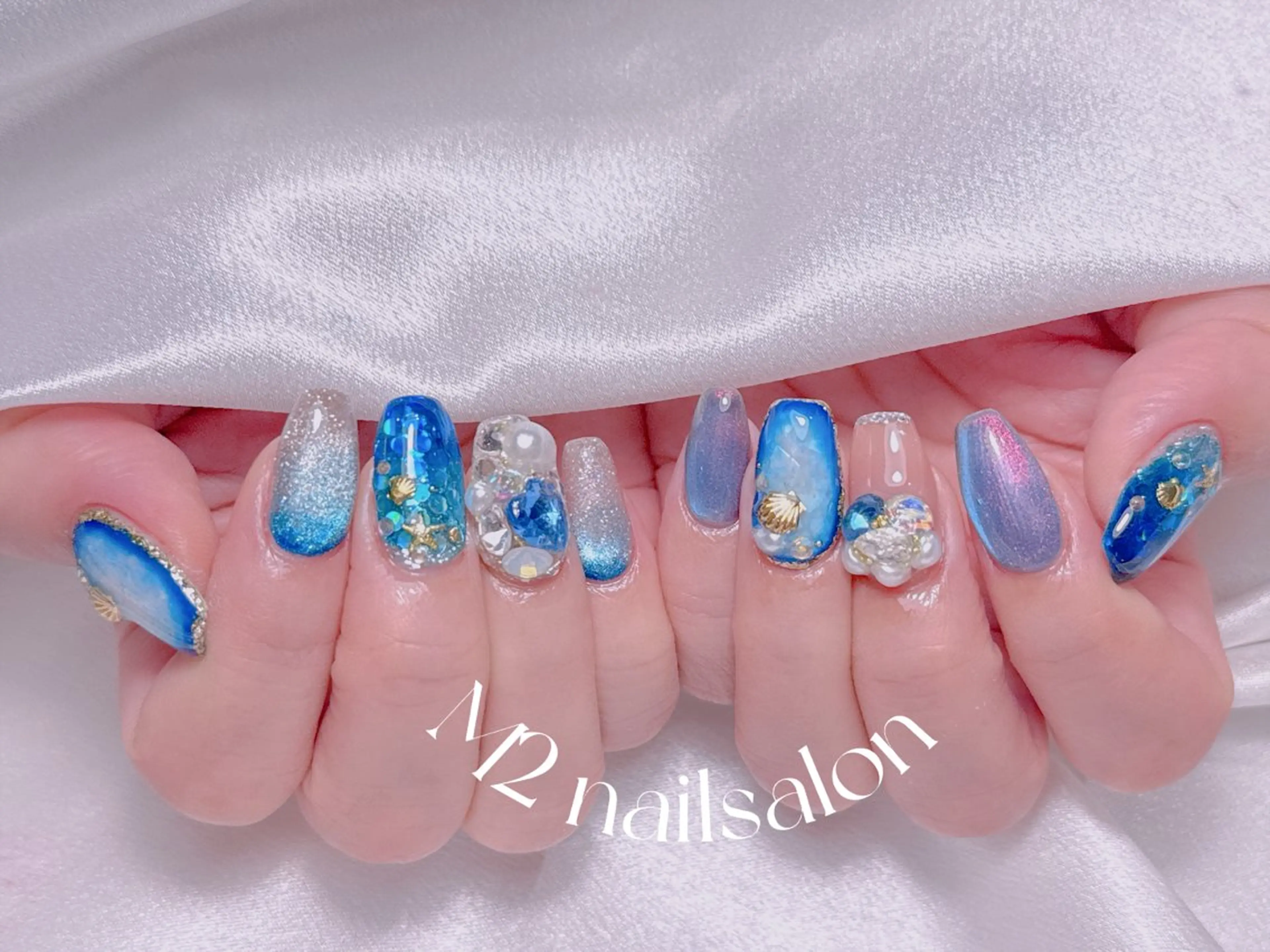 ネイル ハンドネイル 長さだし専門店 M2 rikaのネイルデザイン