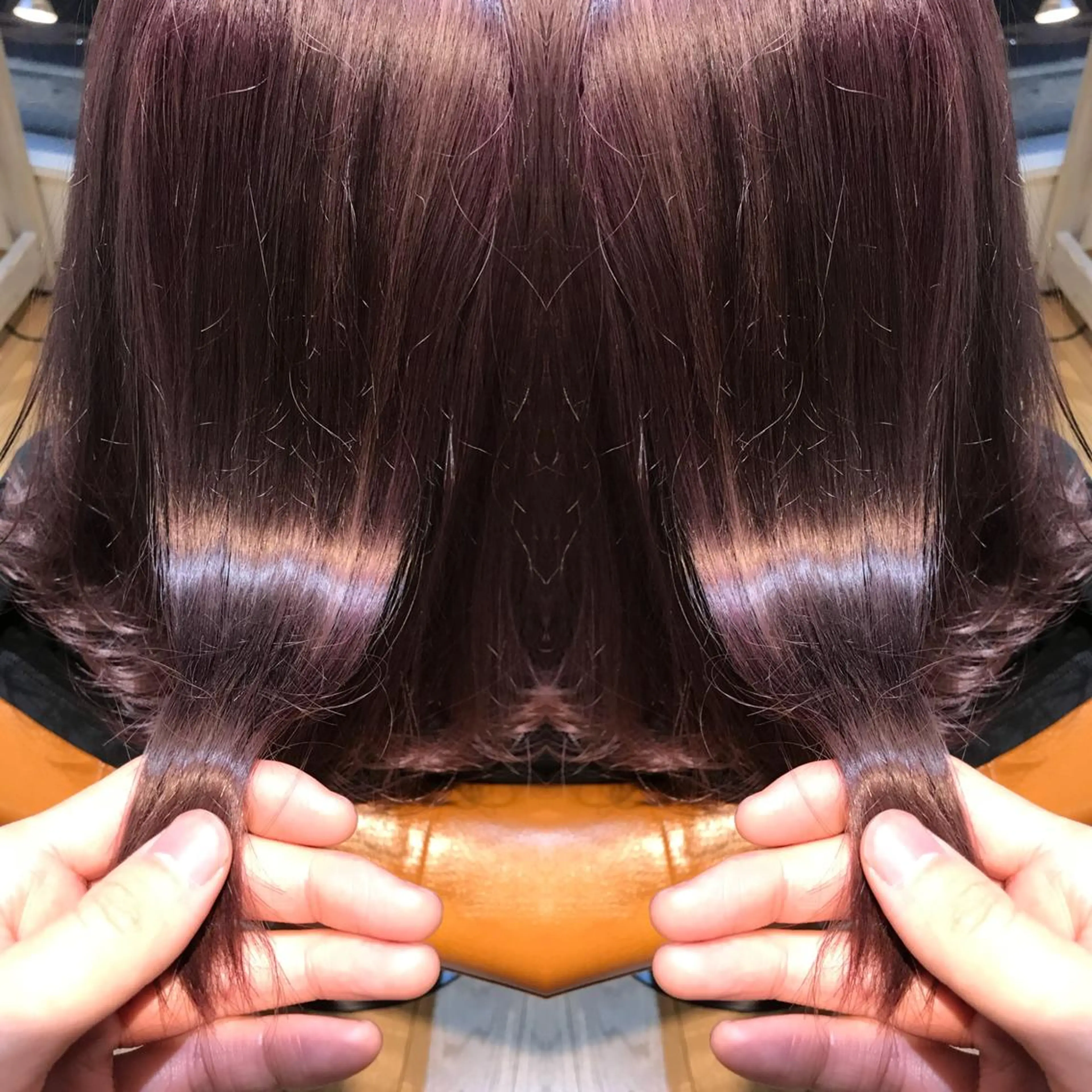 ミディアム カラー 髪質改善特化 ミサワコウキのヘアスタイル