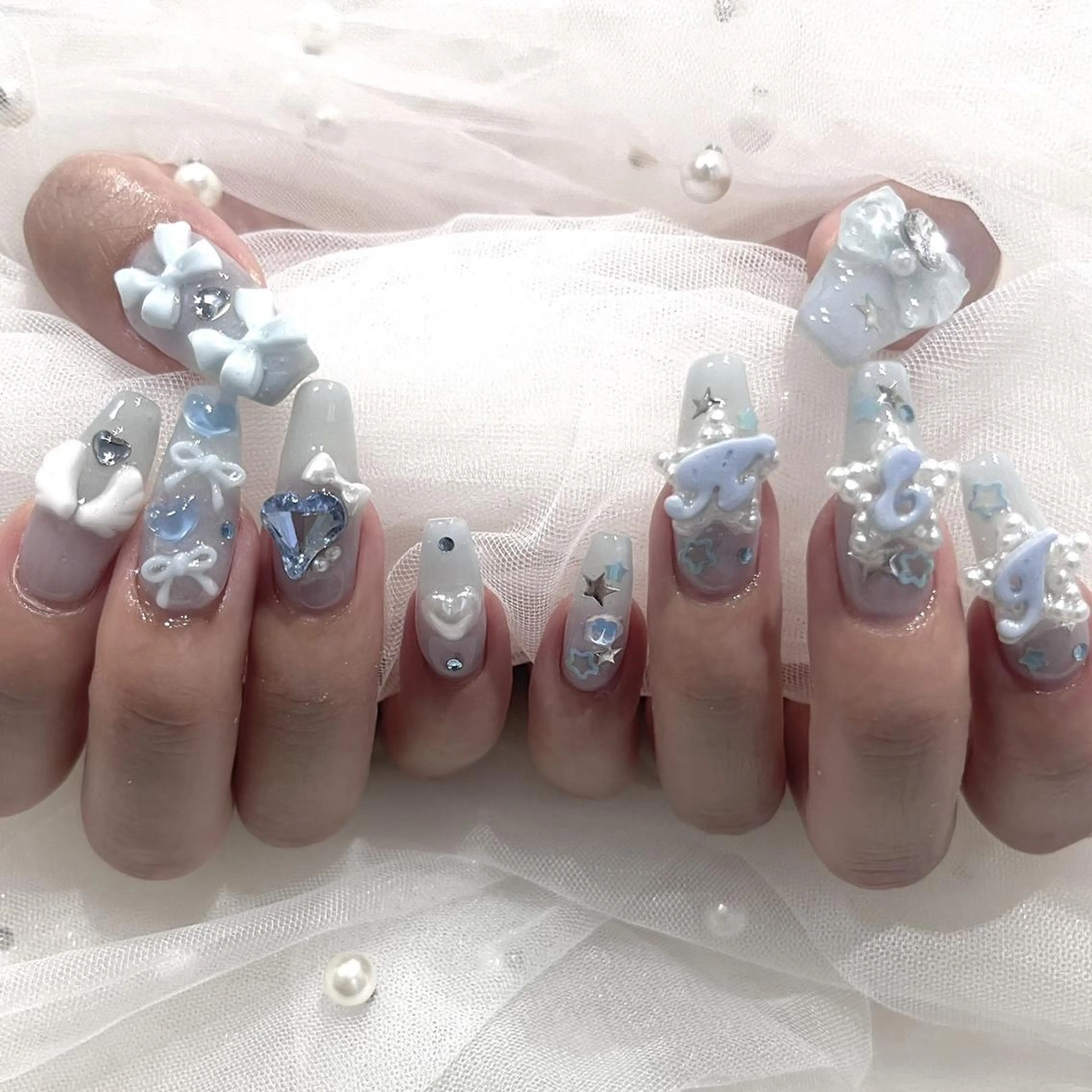 ネイル ハンドネイル 500%可愛い💘 fein.表参道店のマツエク・マツパデザイン