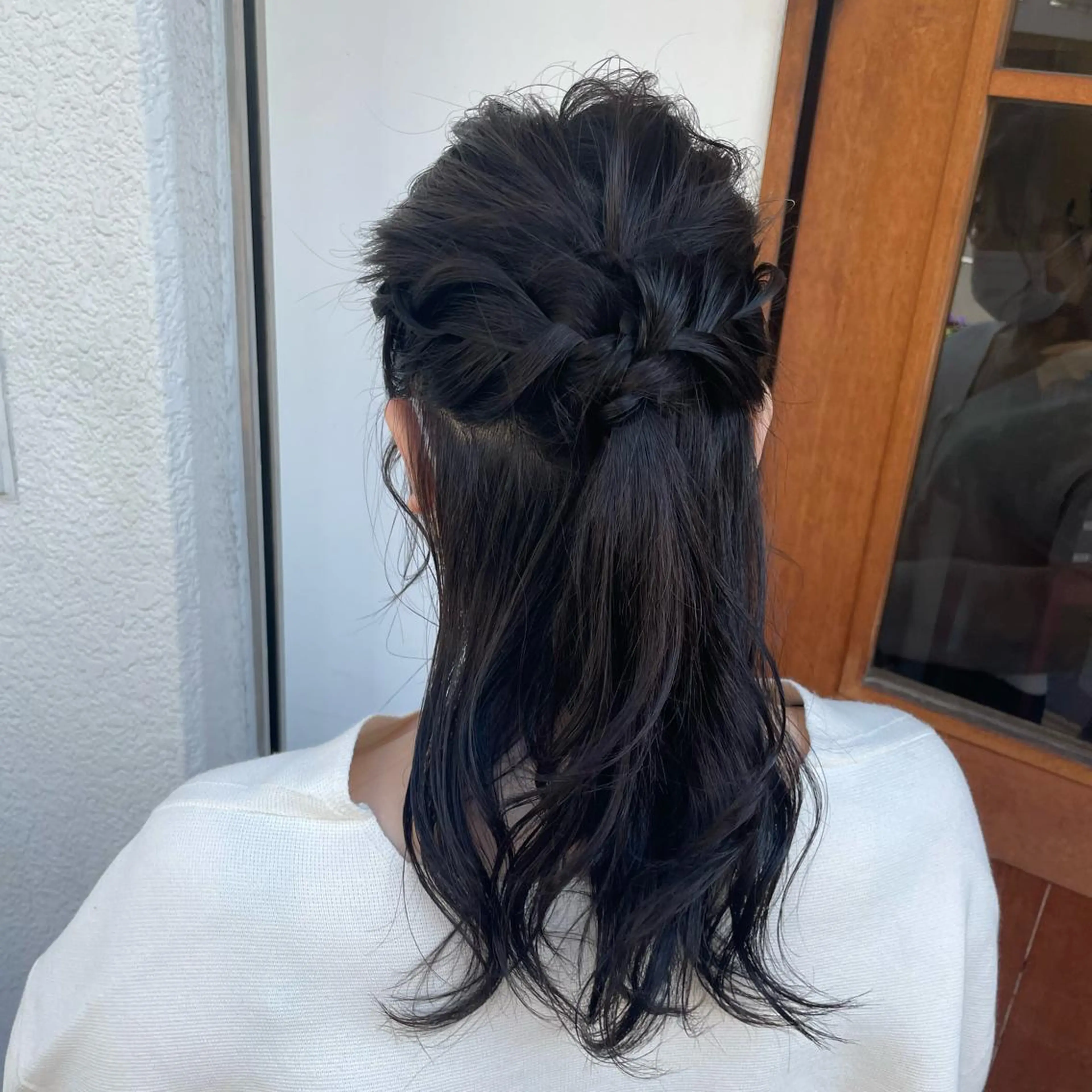 セミロング ヘアアレンジ ヘアセット いまじゅく あおいのヘアスタイル