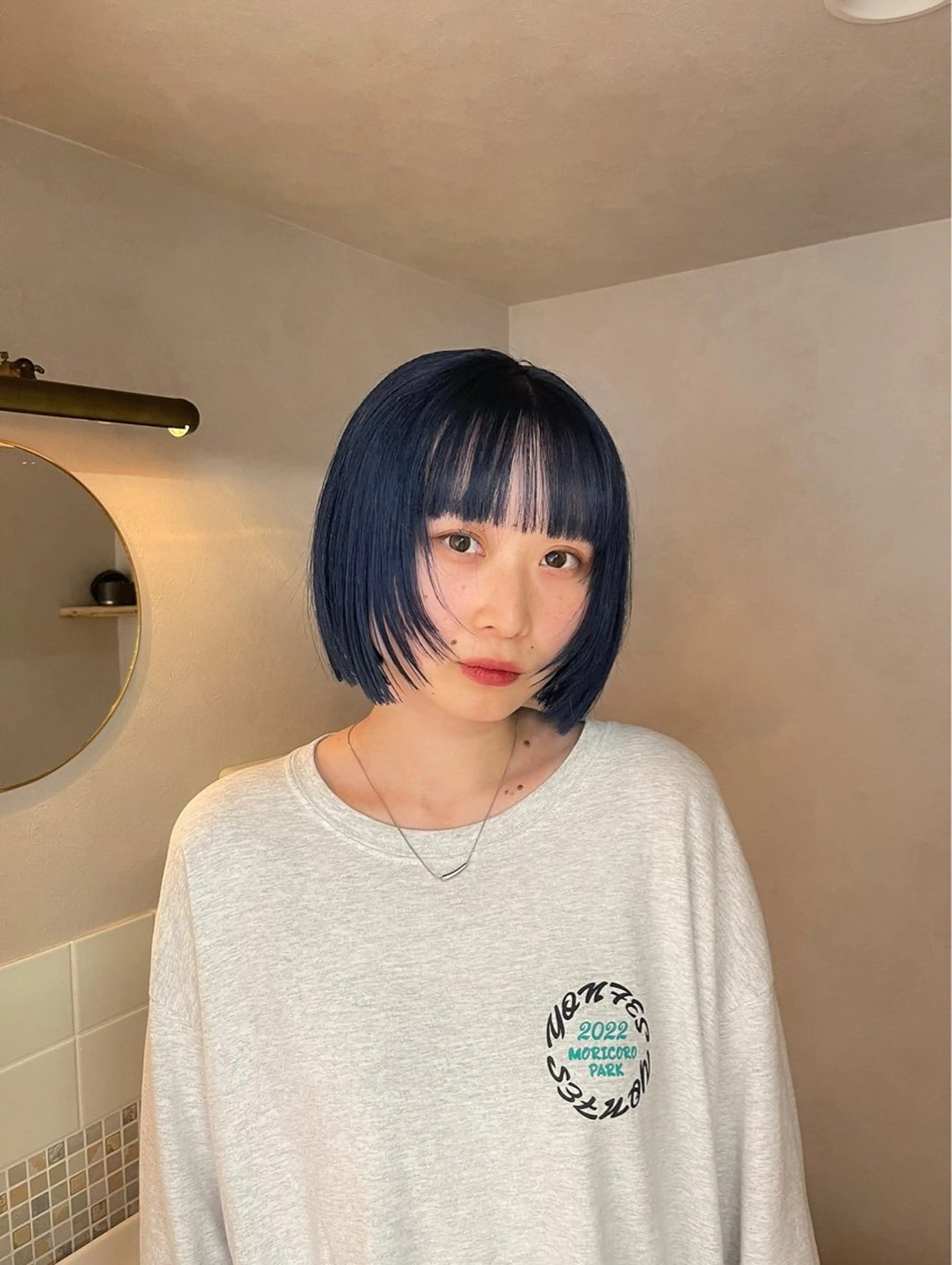 ショート カット ヘアカラー トリートメント udaハイトーン /ボブ/レイヤーのヘアスタイル