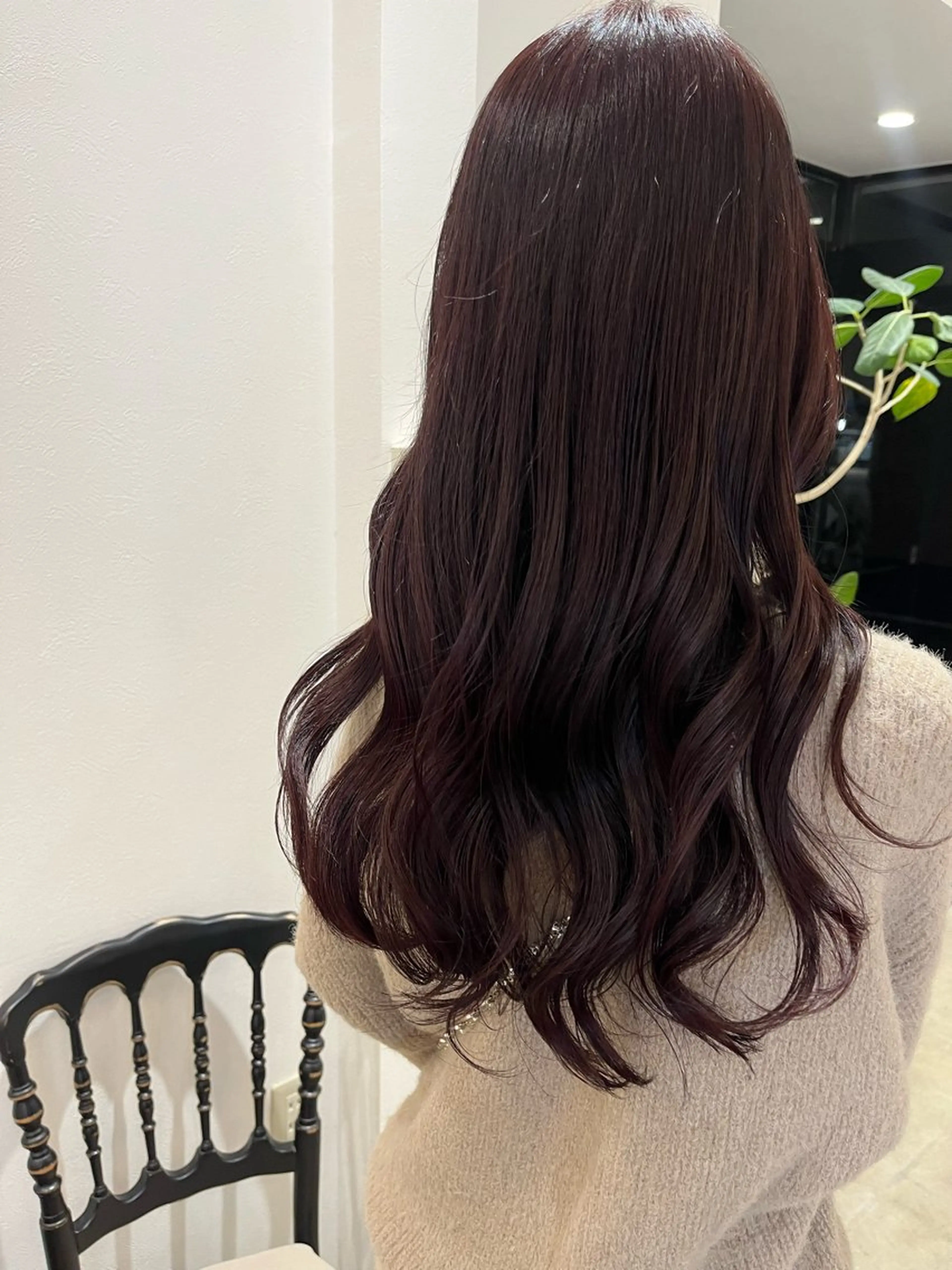 ロング カット ヘアカラー 國原 姫菜のヘアスタイル