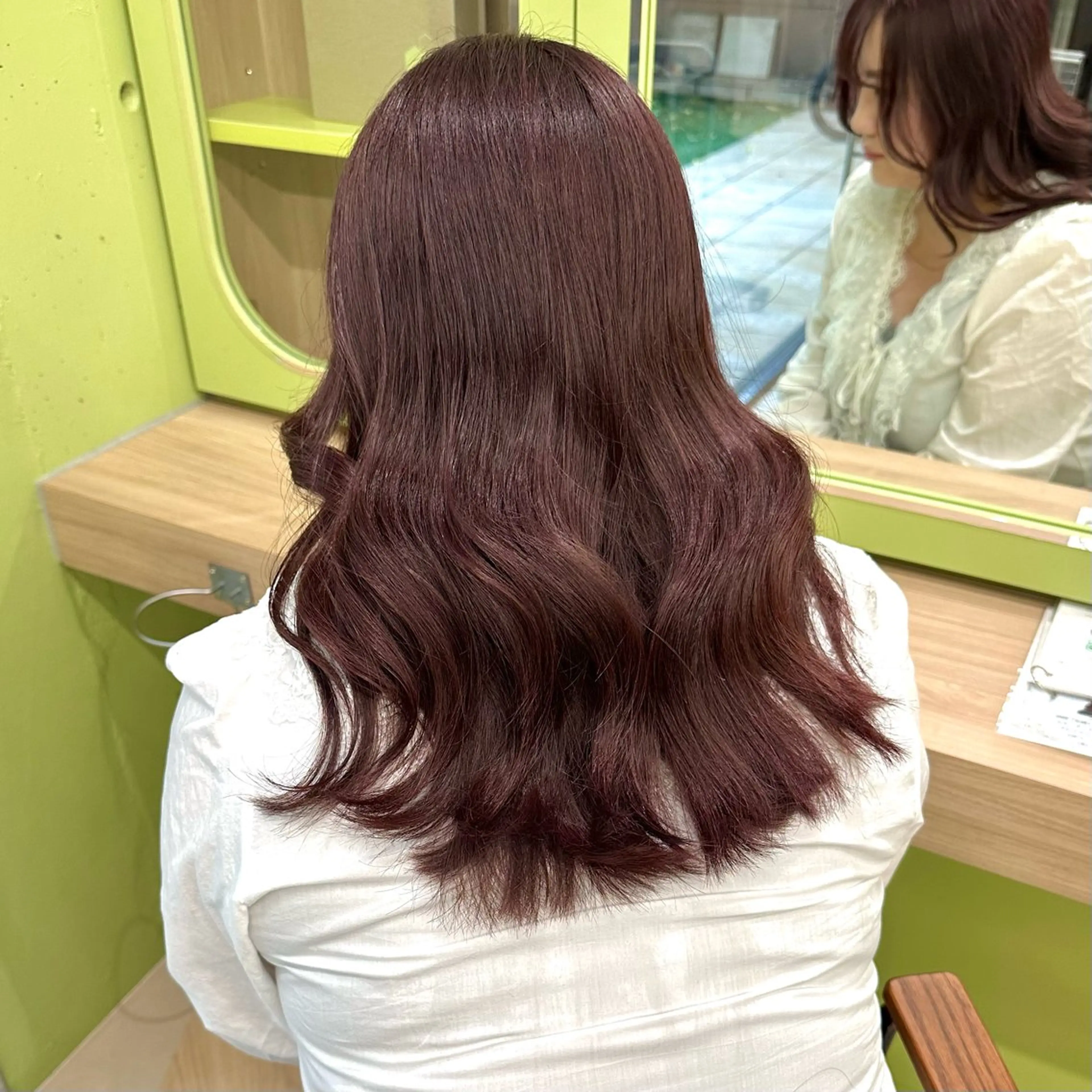 ミディアム ヘアカラー yuka♡/ショート カット/暖色カラーのヘアスタイル