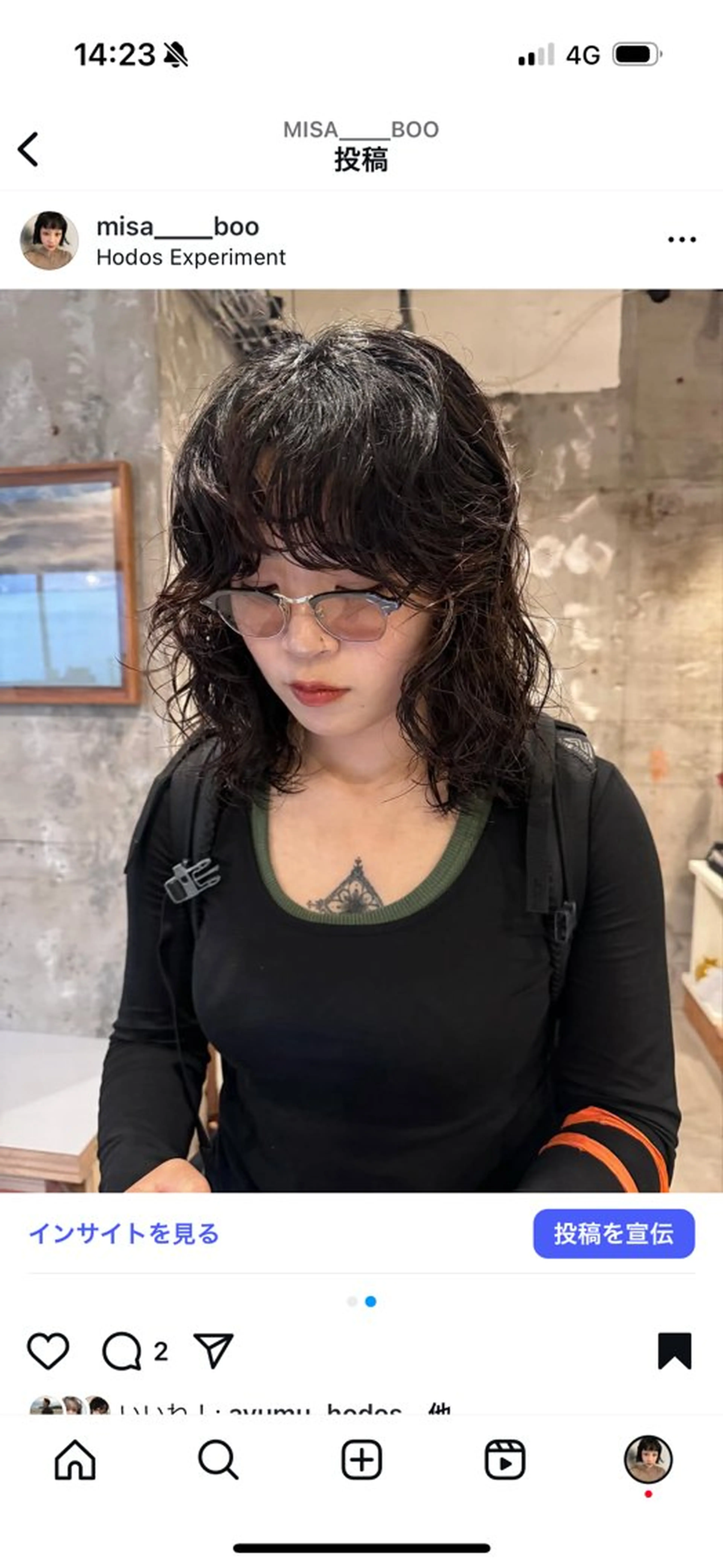 ミディアム パーマ カット パーマ misa___boo MISAのヘアスタイル