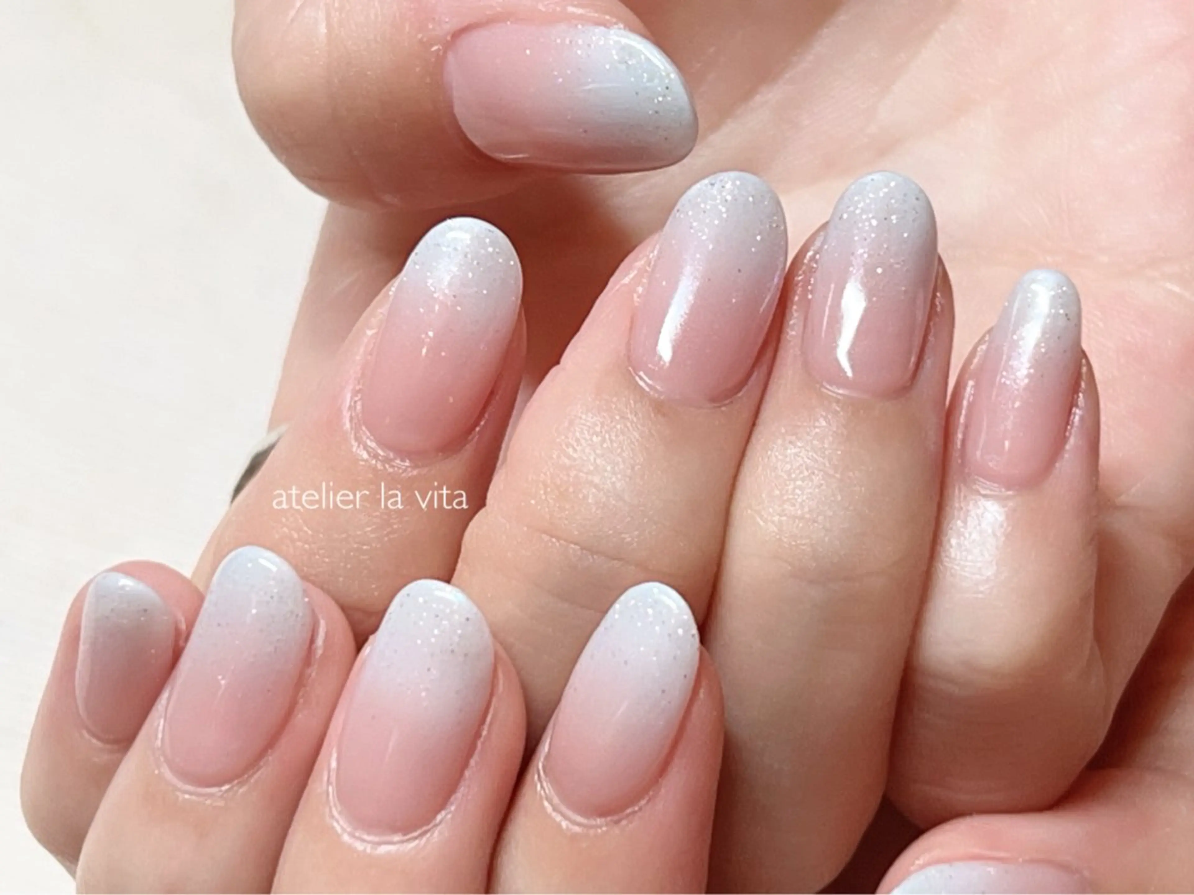 ネイル グラデーション 氷ネイル・うるうるネイル マグネットネイル メンズネイル ニュアンスネイル lavita. mimuraのネイルデザイン