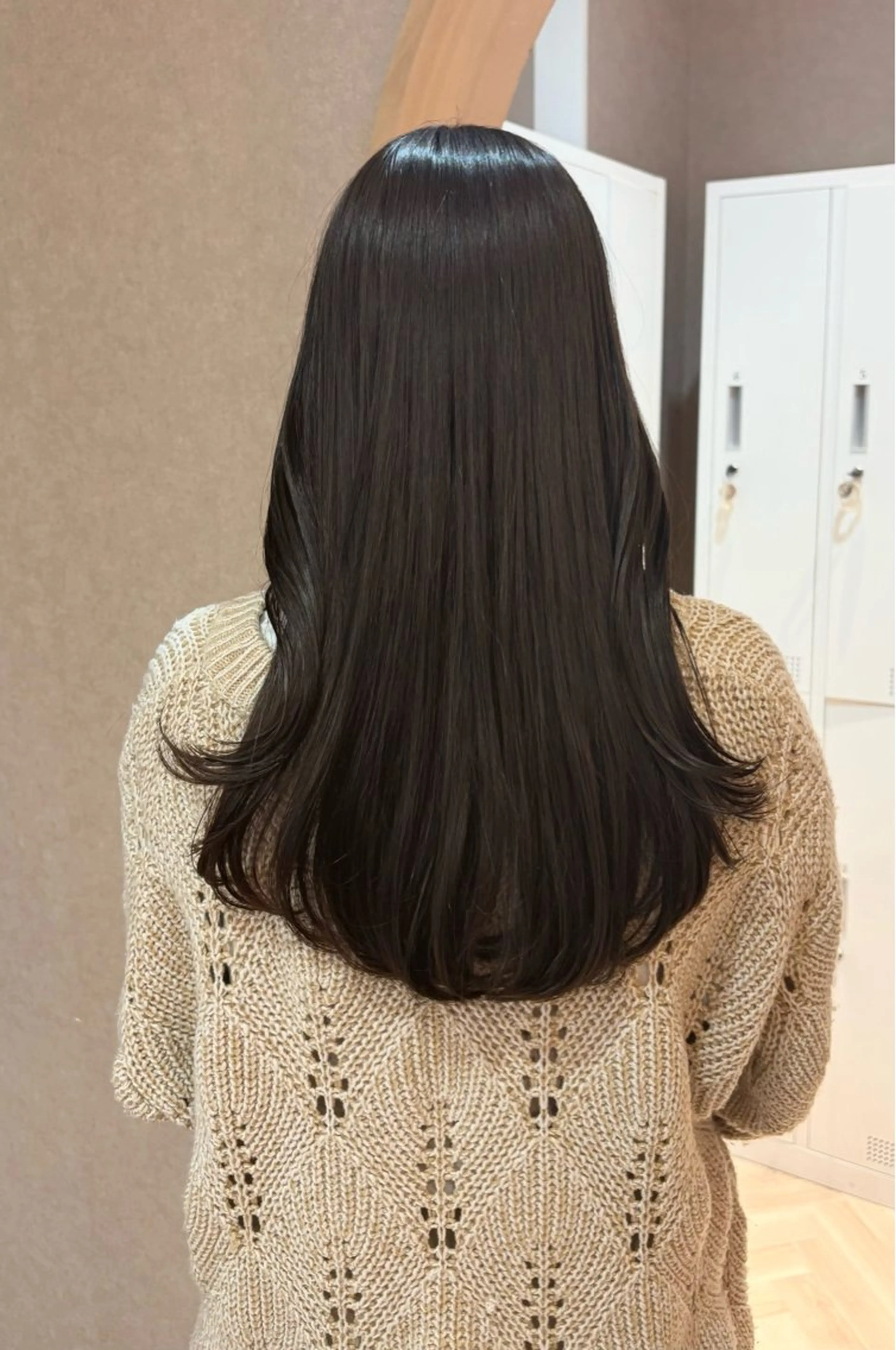 ロング カット ヘアカラー トリートメント 似合わせ/ベージュ /レイヤー/りほ🤍のヘアスタイル