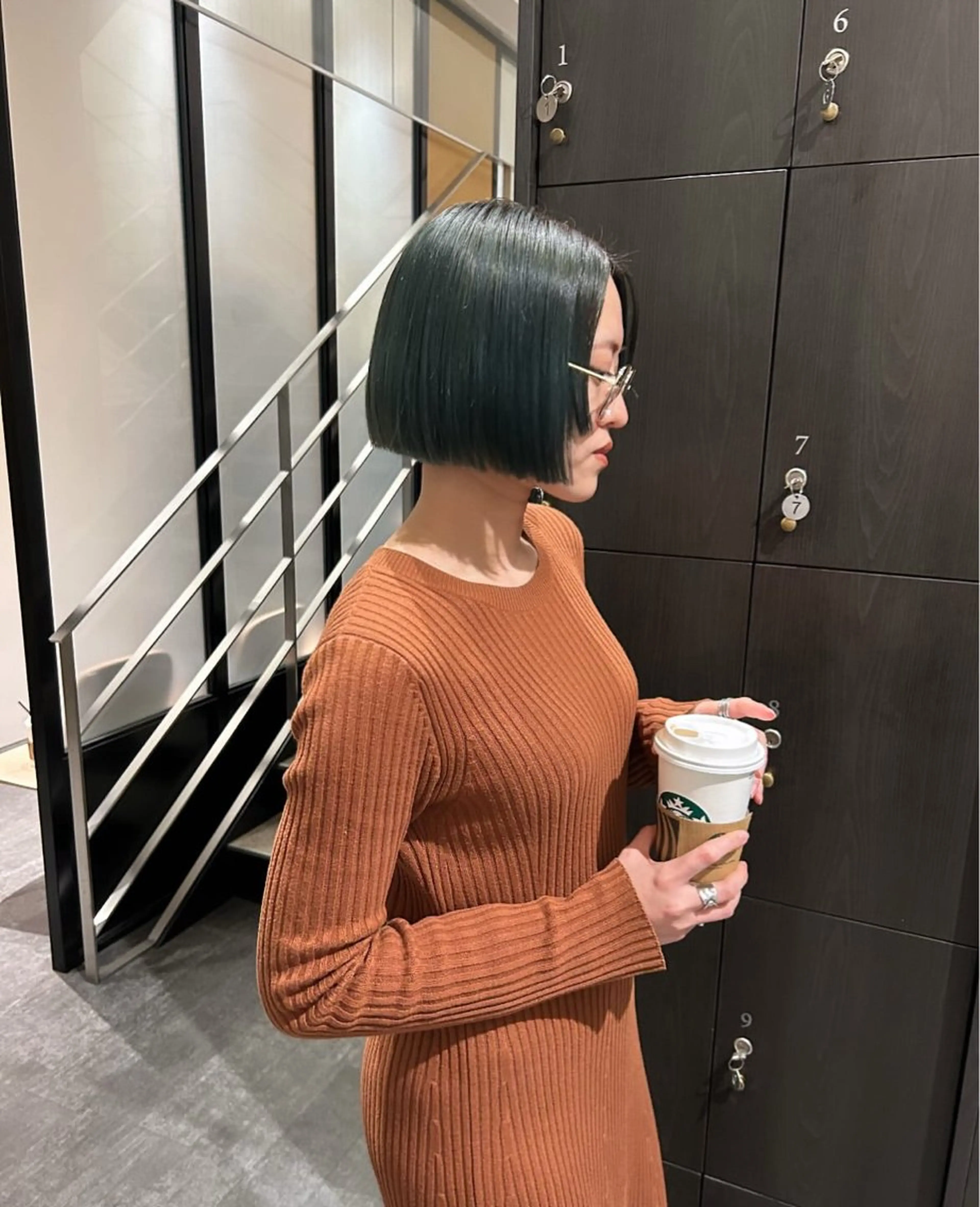 ミディアム カラー パーマ ヘアアレンジ キッズ グレージュ オリーブグレージュ オリーブグレー カット ヘアカラー stylist 🌸 kana.のヘアスタイル