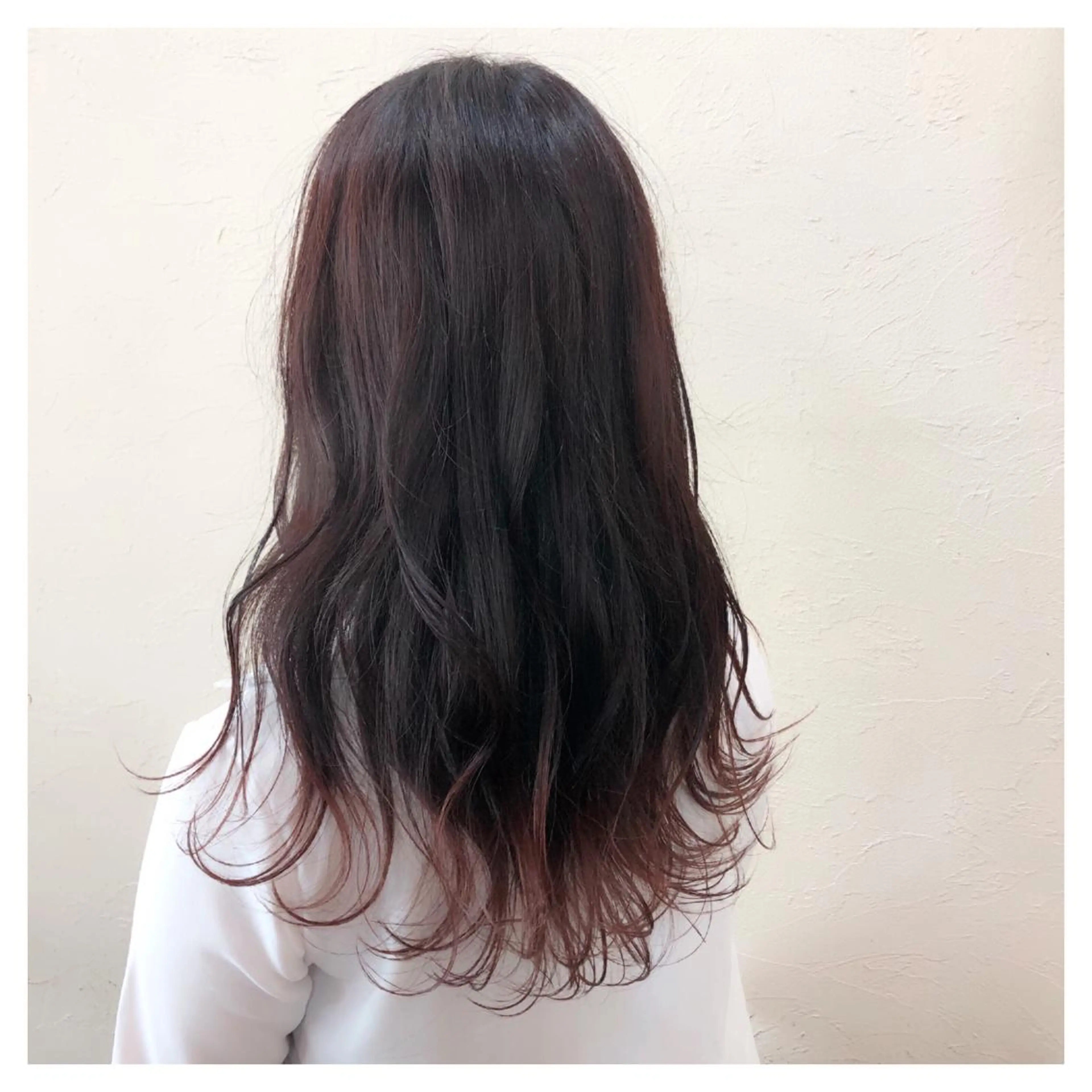 ロング カラー ラベンダーカラー ラベンダーピンク ピンクカラー ENIF ヤマグチアツコのヘアスタイル