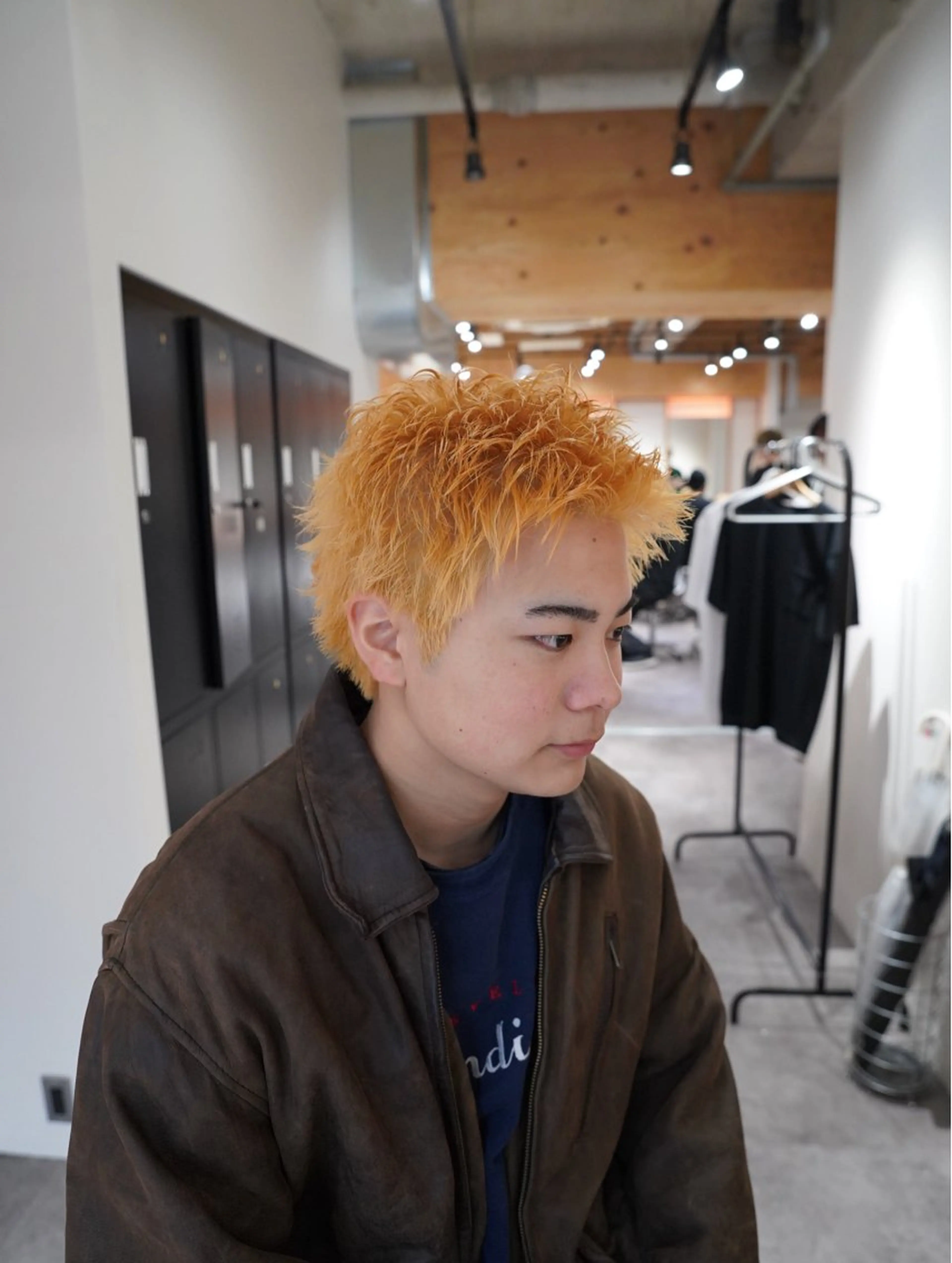 カラー メンズ カット ヘアカラー メンズブリーチカラー /パーマ ごーた立川のヘアスタイル