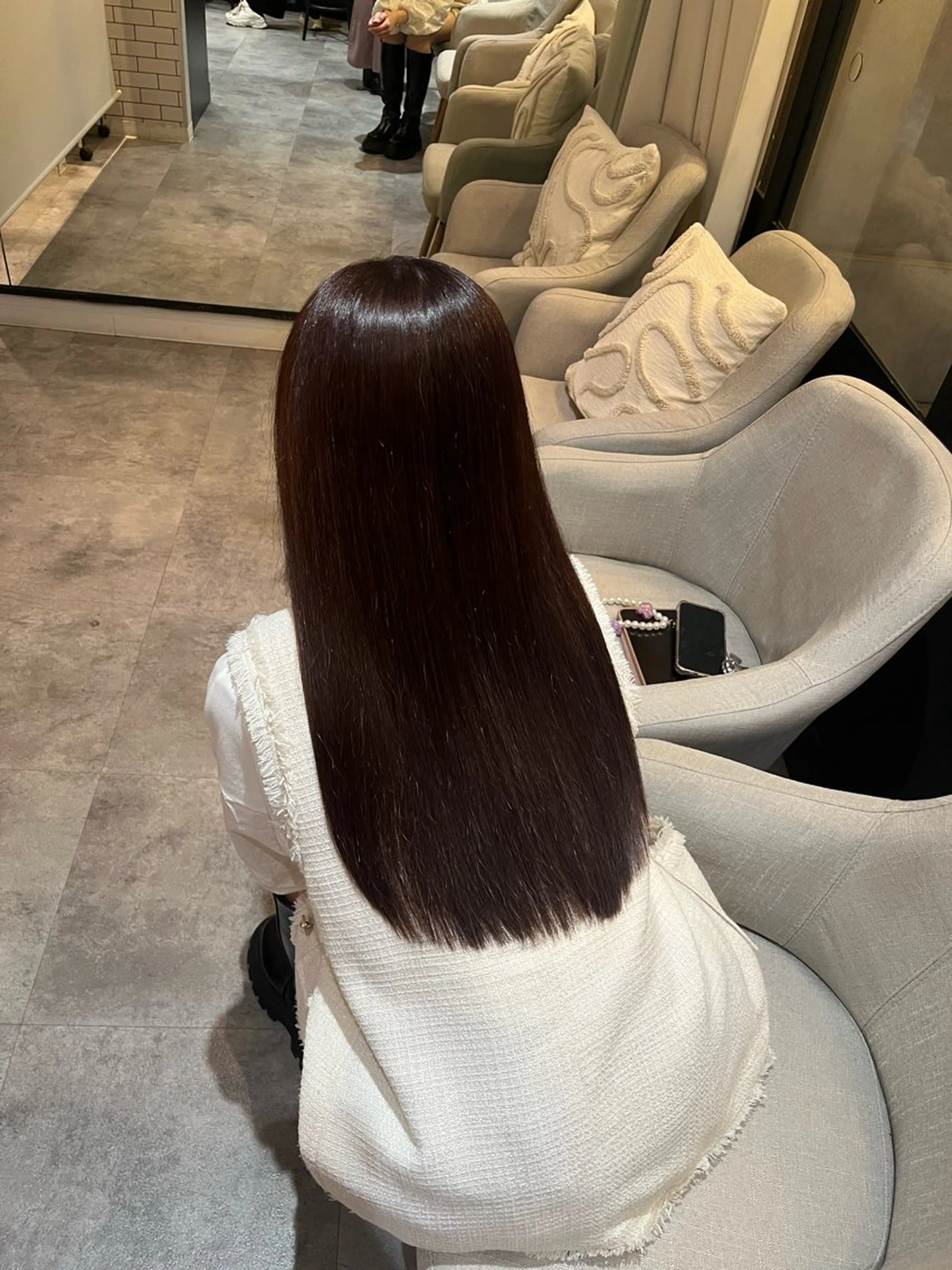 ロング カラー イルミナカラー トリートメント 🌟カットモデル 募集中🌟りかのヘアスタイル