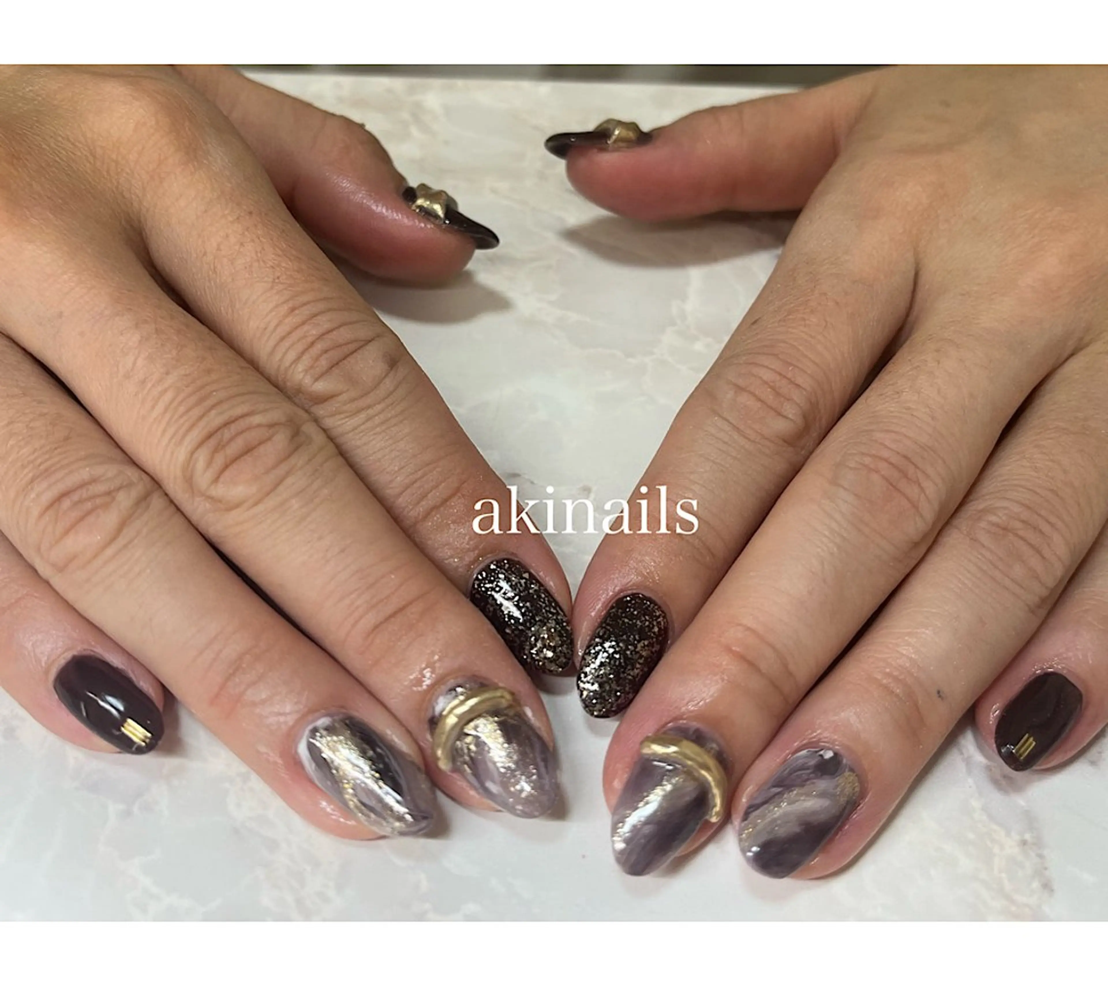 ネイル aki nailsのネイルデザイン
