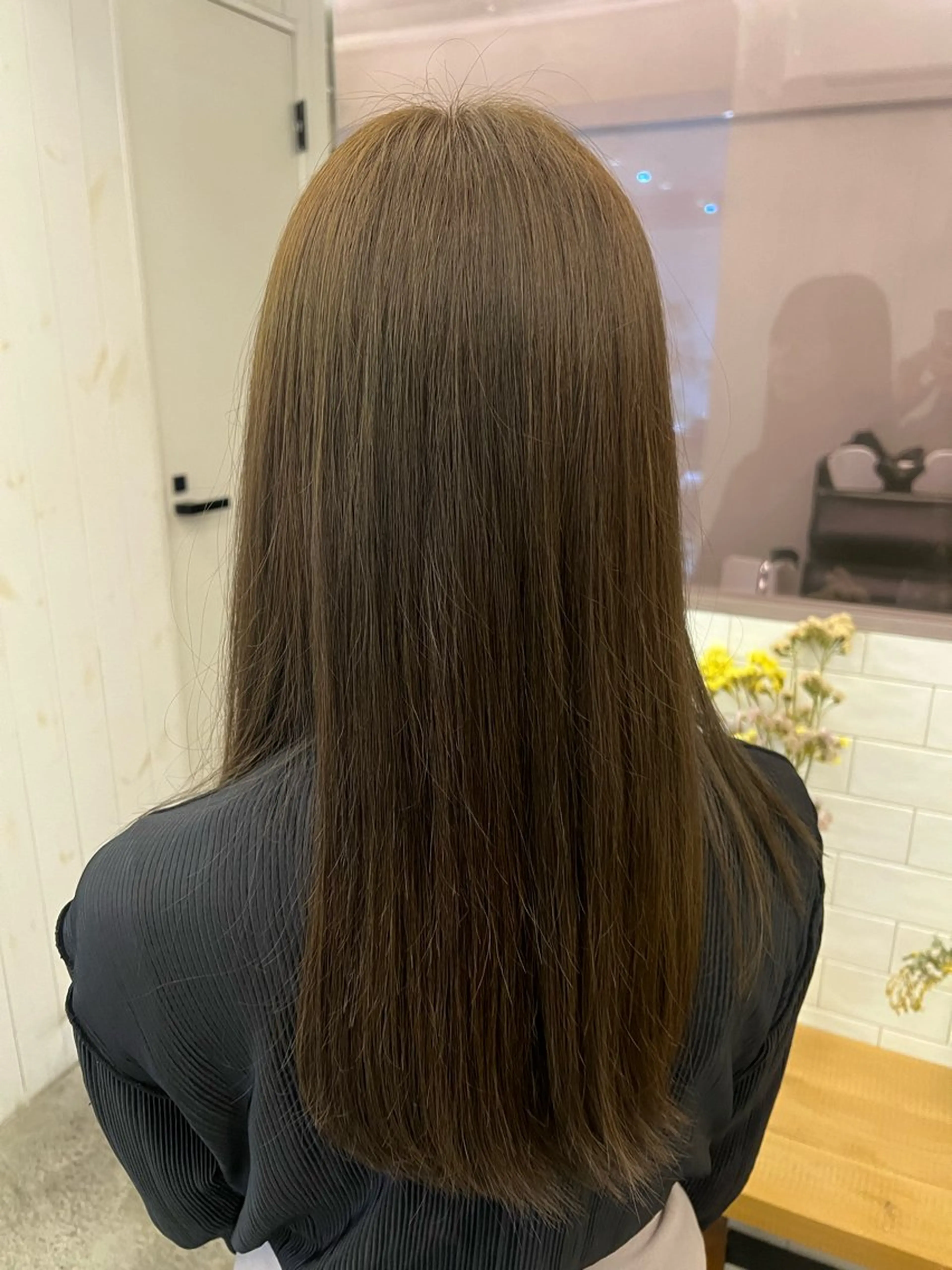 ロング カラー 髙橋 かなこのヘアスタイル