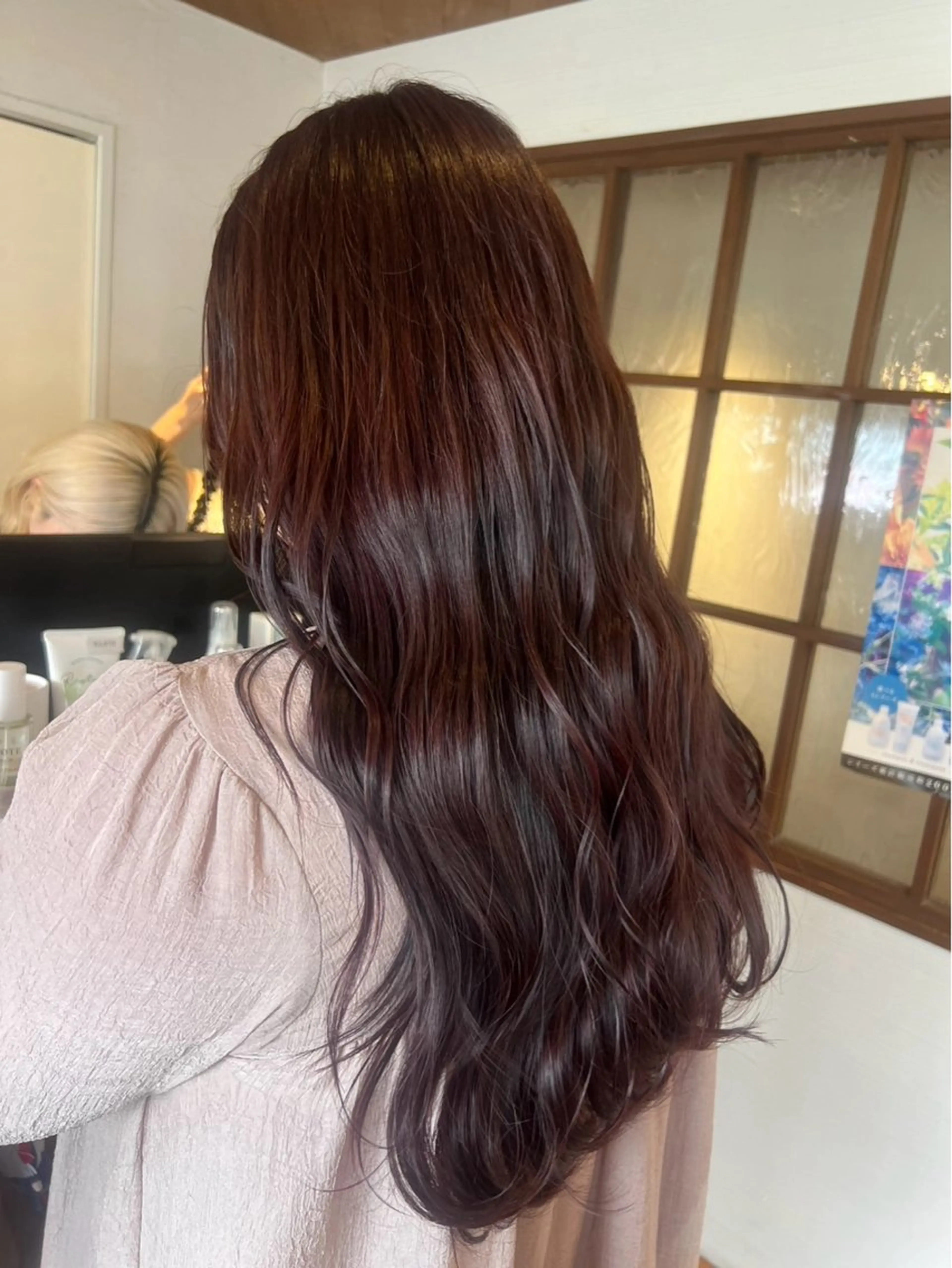 カラー ブラウンカラー ピンクカラー 三宅　デザインカラー 透明感カラー✨のヘアスタイル