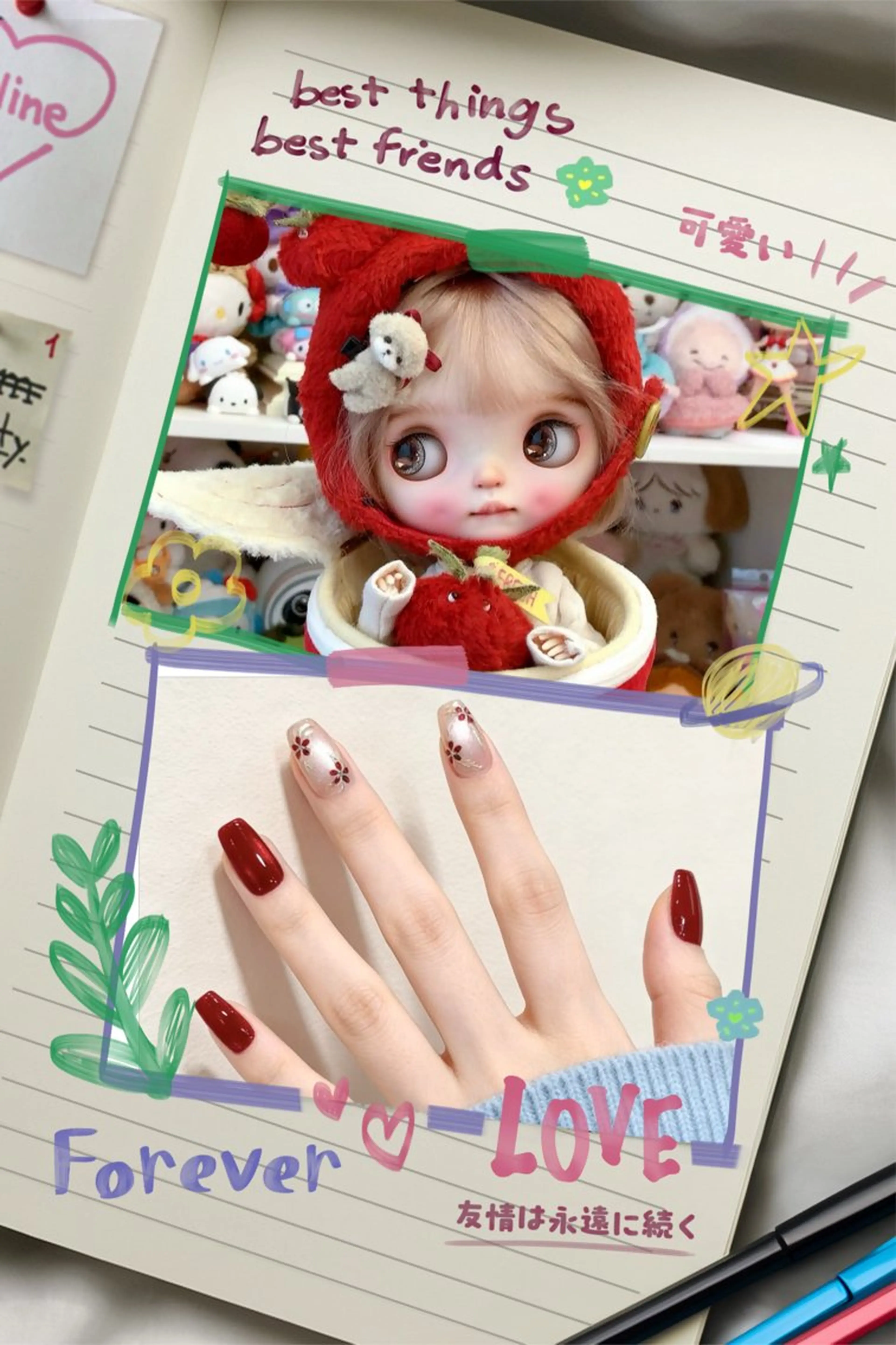 ネイル ハンドネイル MoonNail ユリ🌸のネイルデザイン