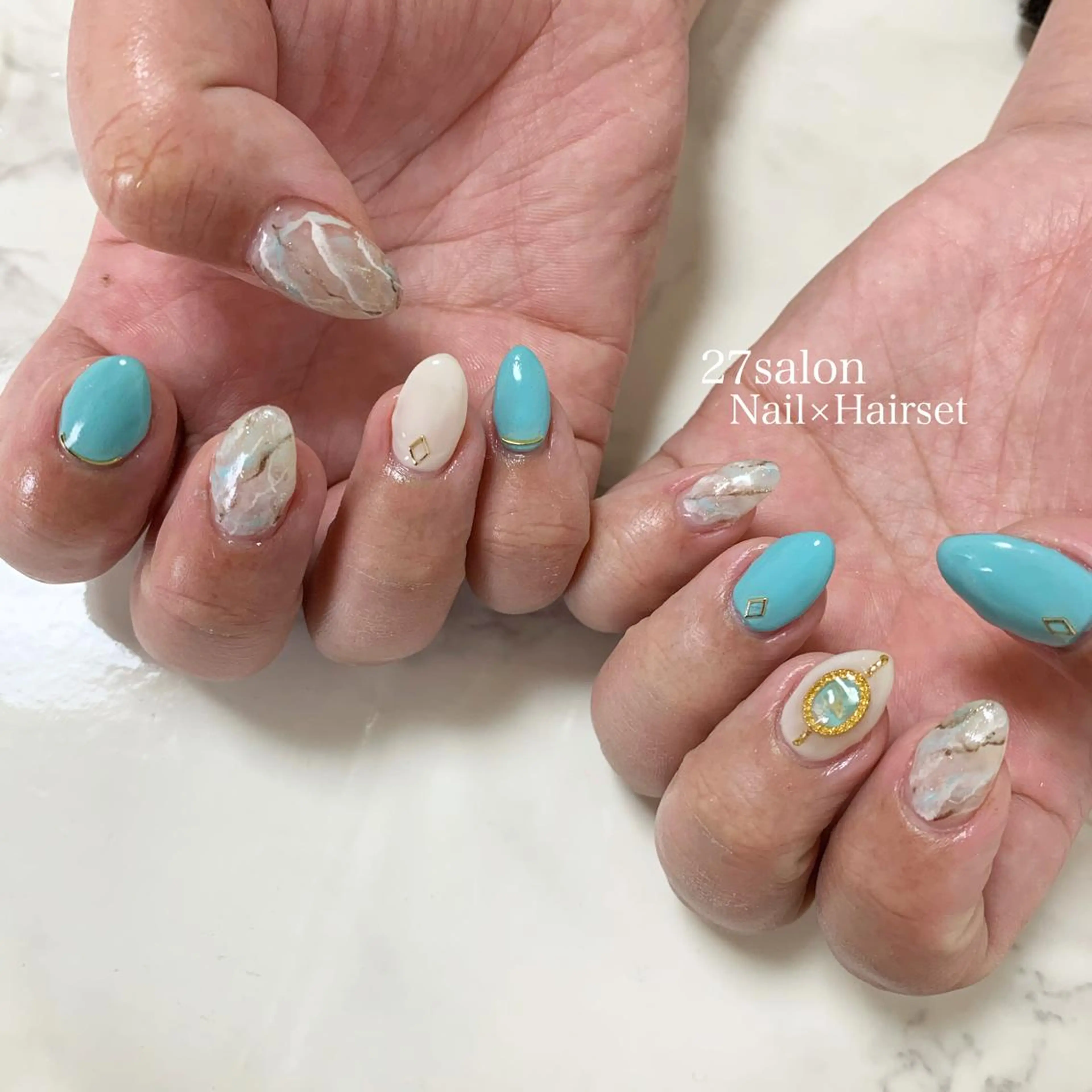 ネイル ニュアンスネイル 27salon yuinaのネイルデザイン