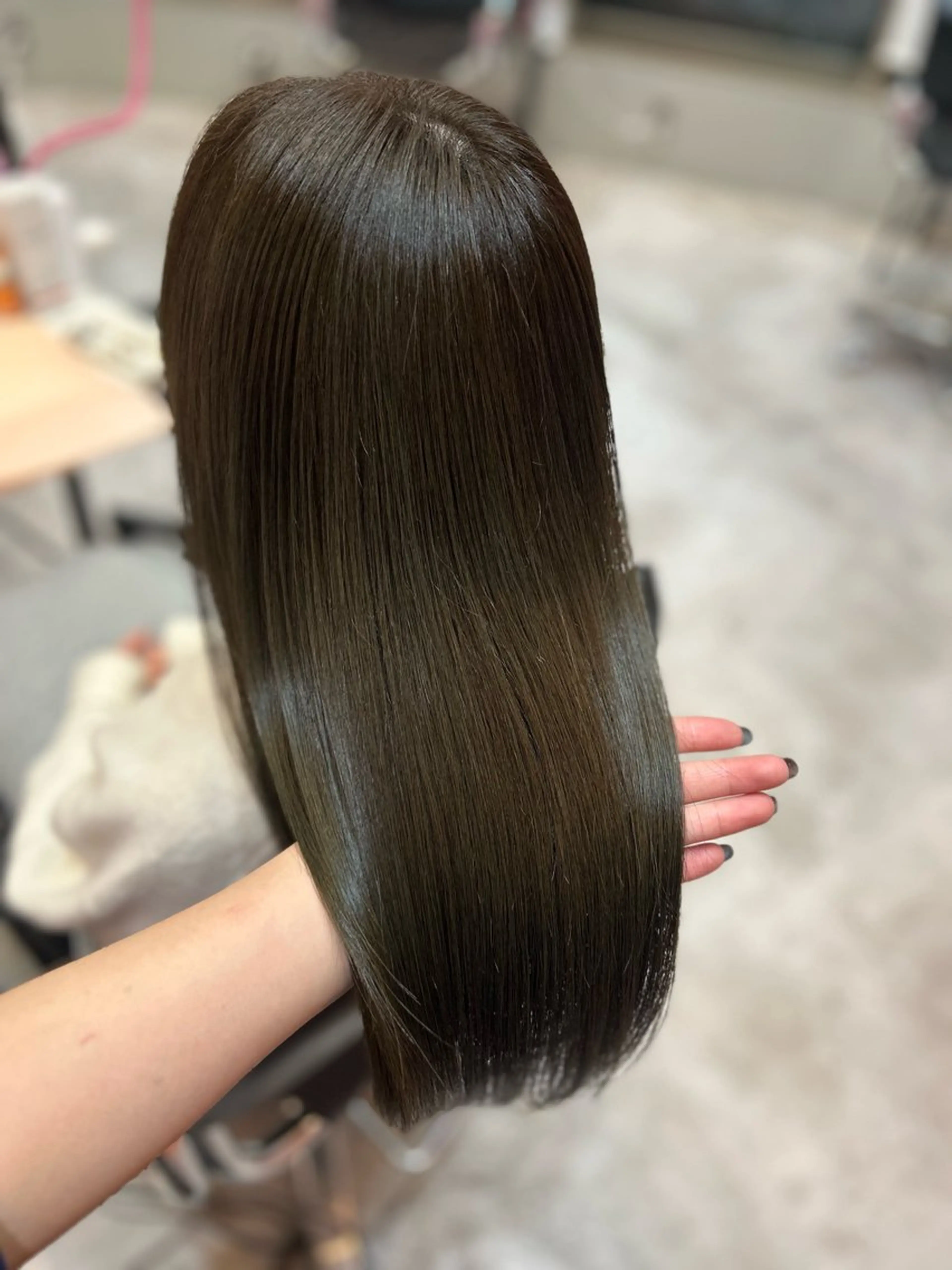 ロング 髪質改善 トリートメント ヘアカラー トリートメント 骨格矯正カット🫧 🧸MOMOEのヘアスタイル