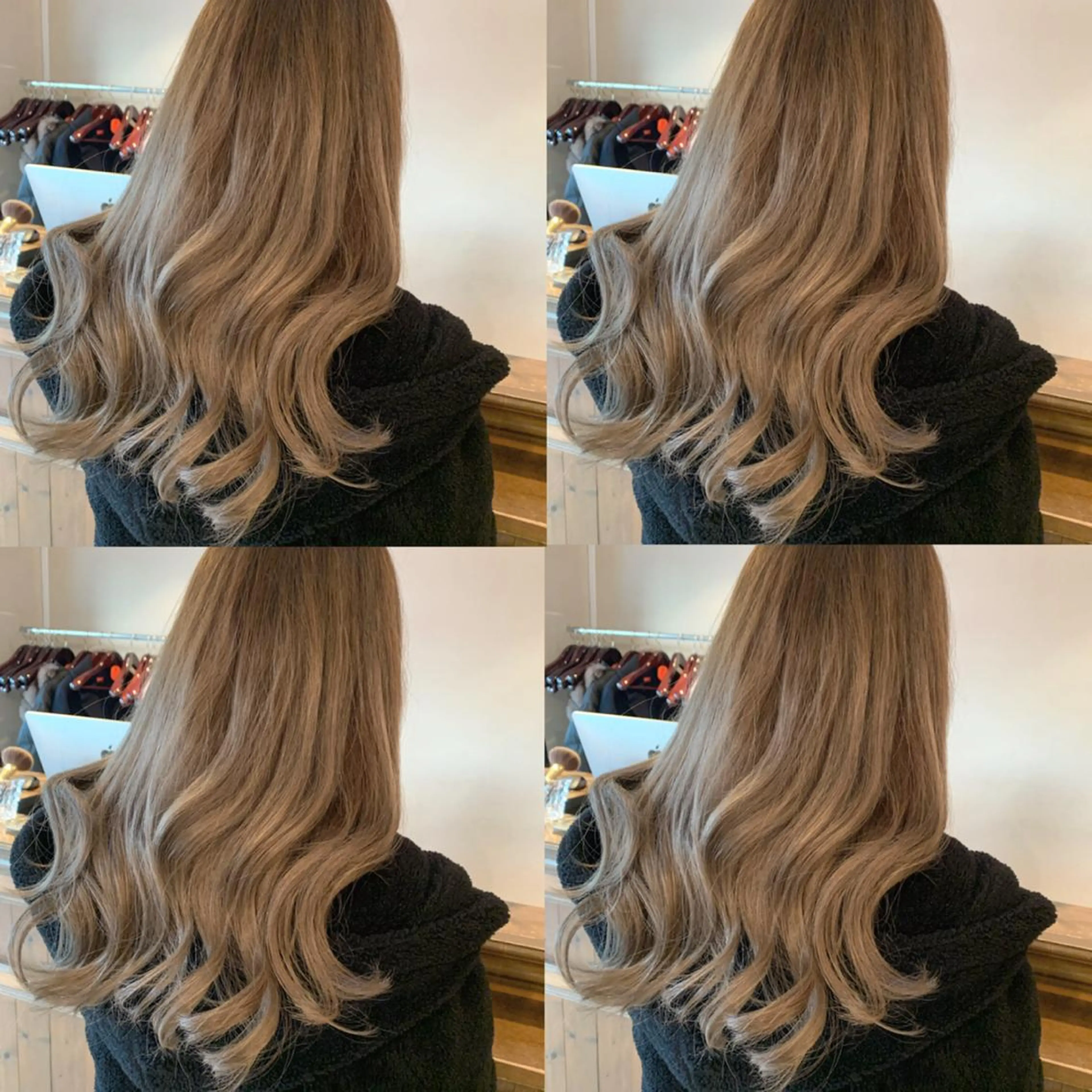 ロング カラー 透明感/オリーブ/ グレージュ/YUKAのヘアスタイル