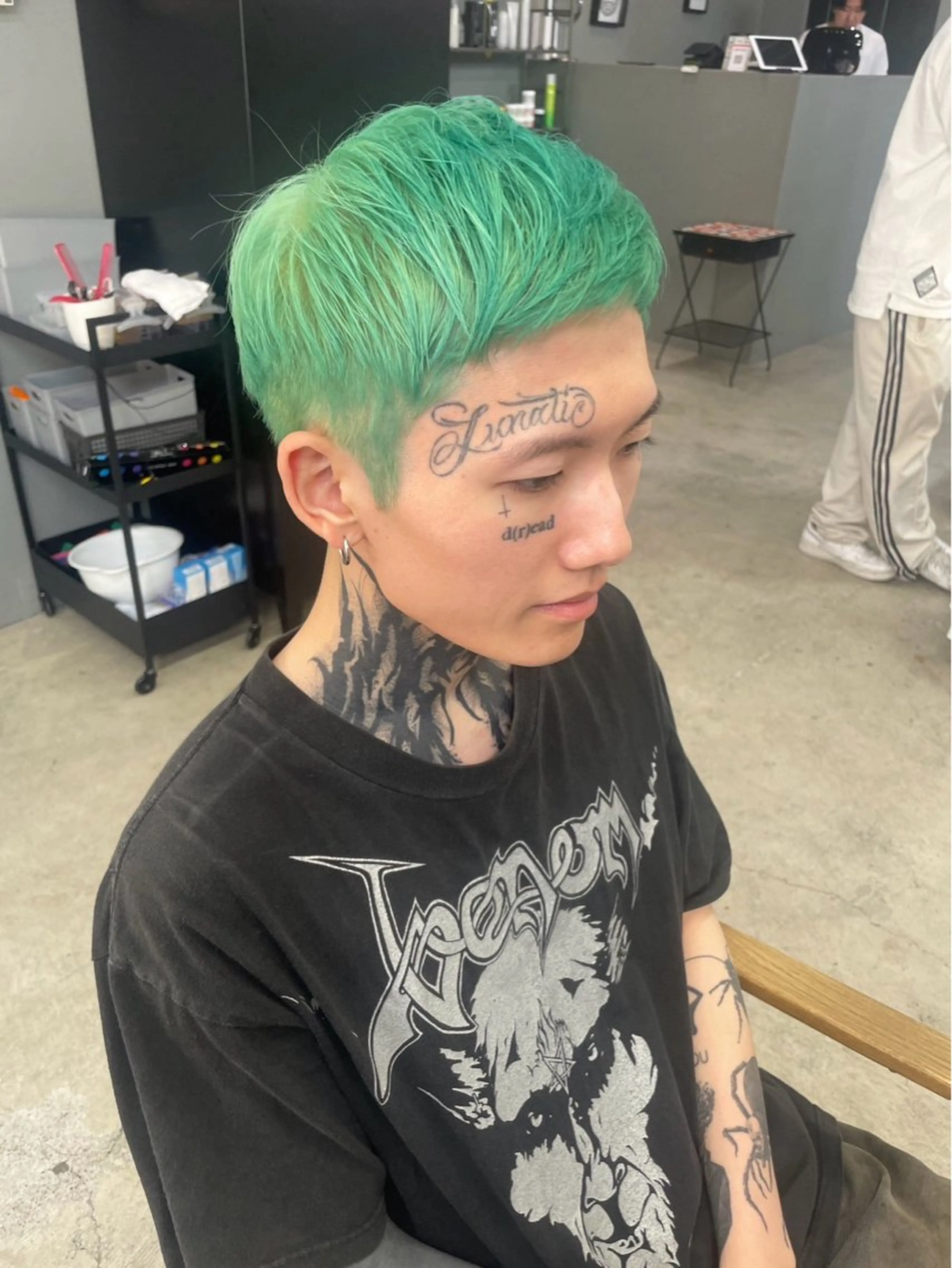 ショート カラー メンズ メンズ専門サロン wokeのヘアスタイル