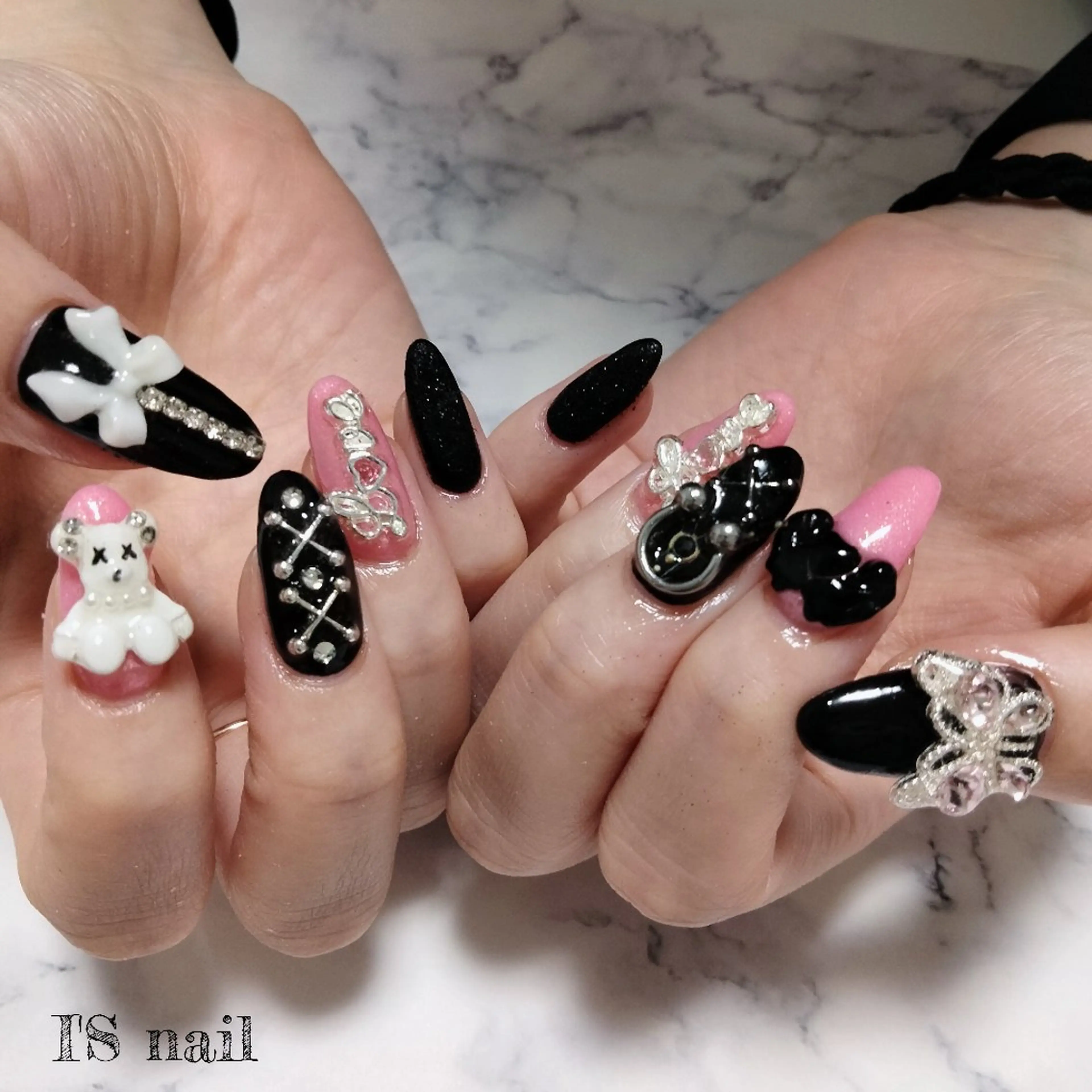 ネイル 持ち込み ハンドネイル I'S nail 佐野のネイルデザイン