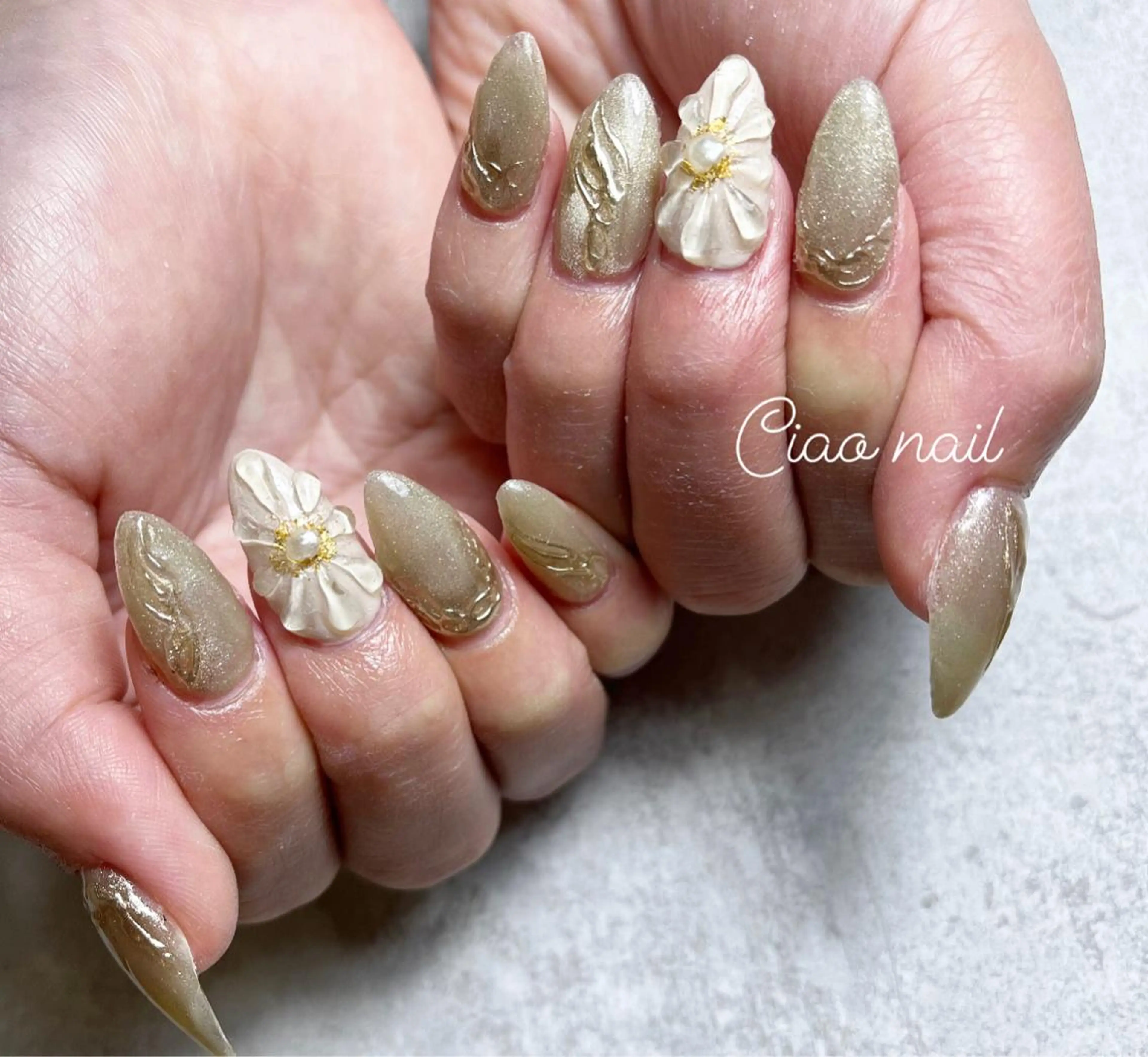 ネイル ぷっくりネイル #Amin nail salonのネイルデザイン