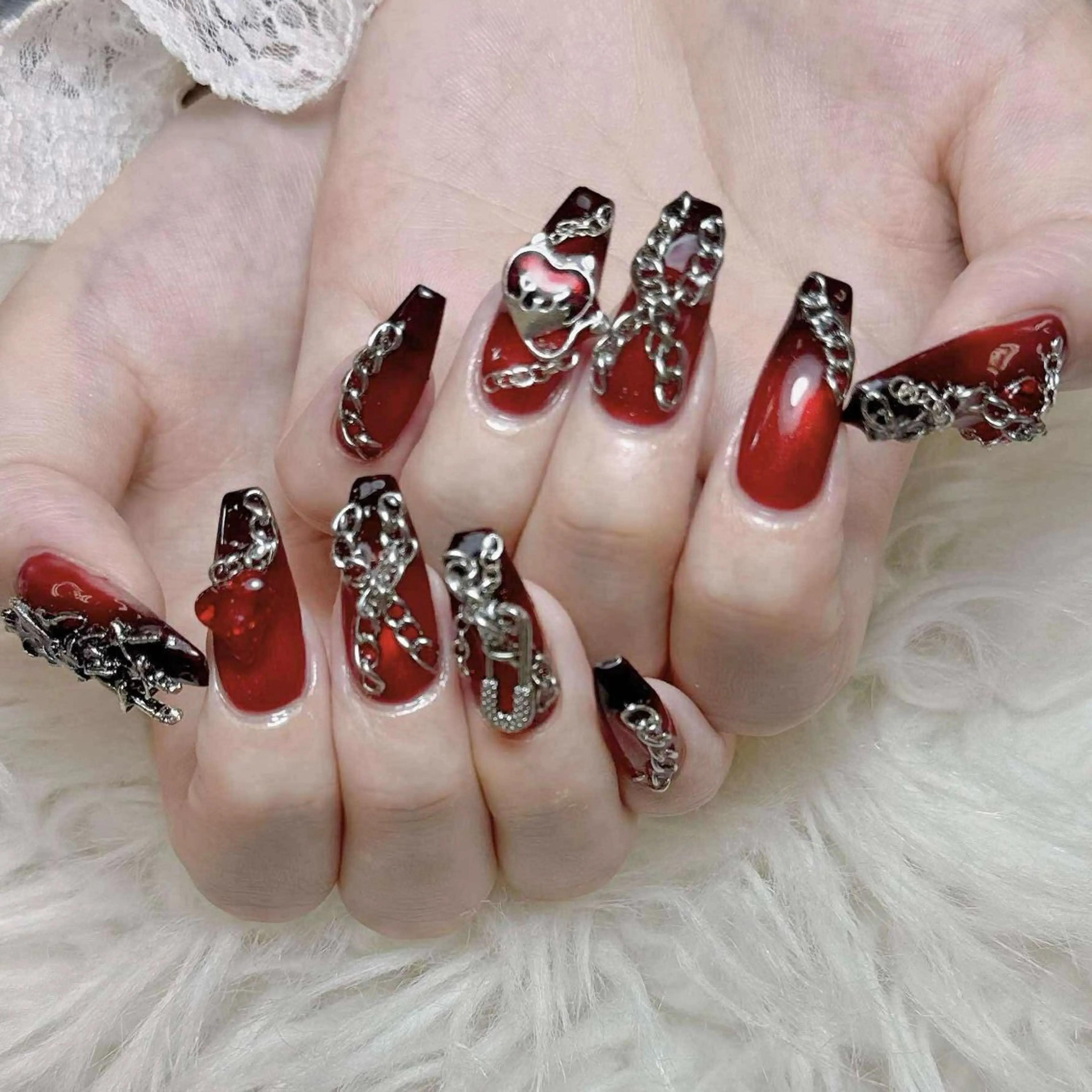 ネイル ANH ゴテゴテネイルのネイルデザイン