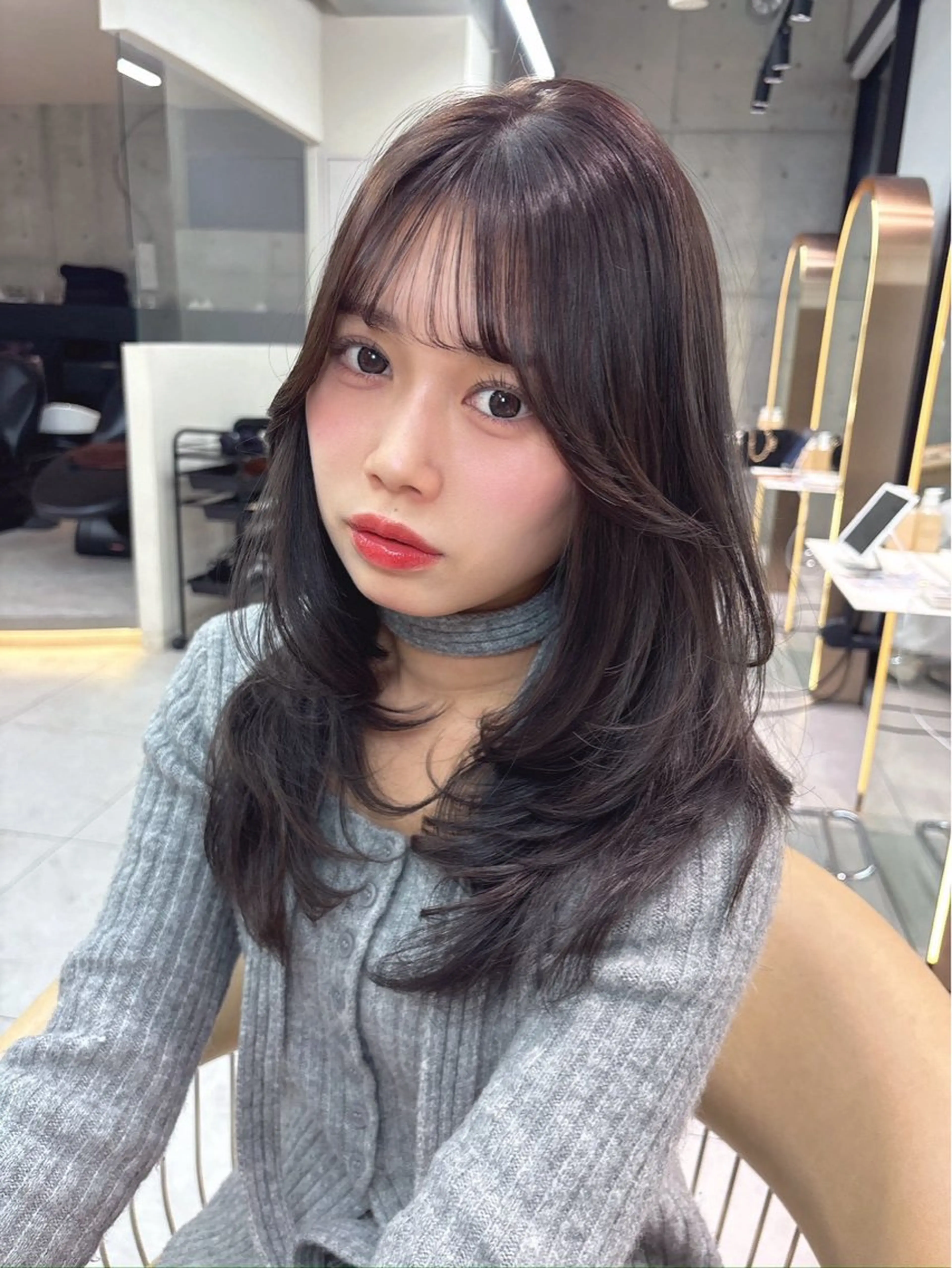 セミロング カラー カット ヘアカラー トリートメント 💎髪質改善💎 LondMeliaのヘアスタイル