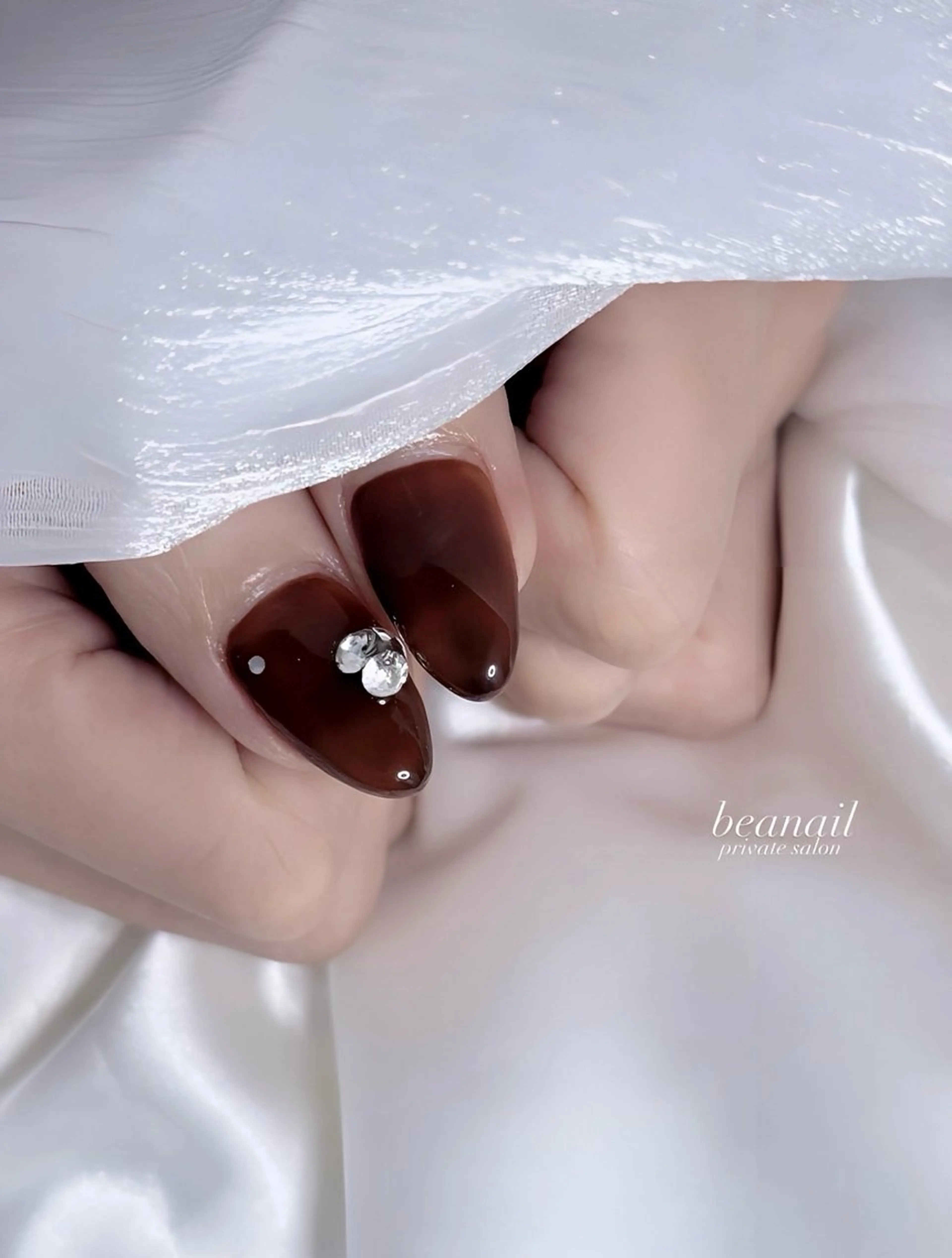 ネイル ブラウン bea nailのネイルデザイン