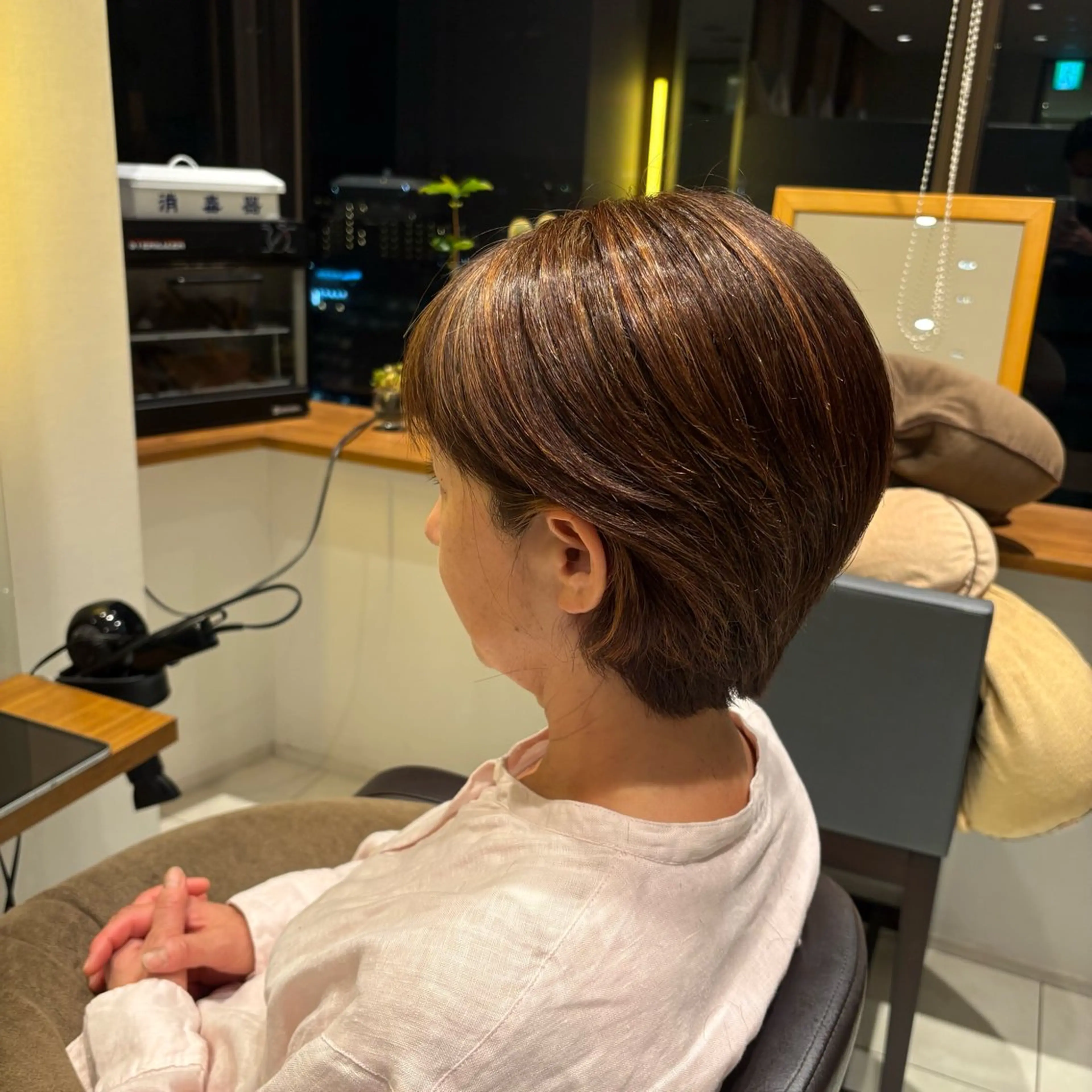 ショート 森田 玲央のヘアスタイル