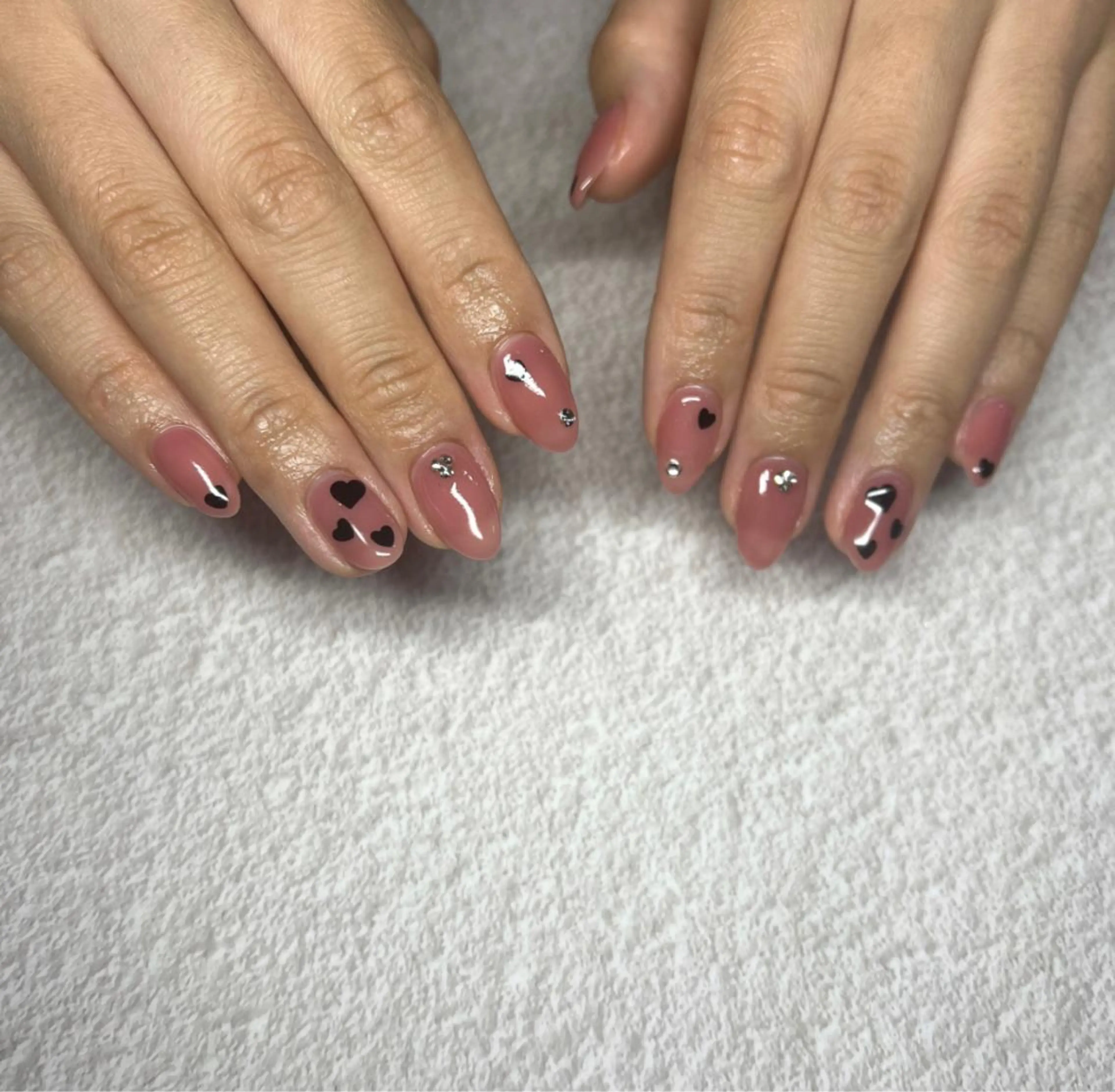 ネイル フレンチネイル ジェルネイル 韓国ネイル 持ち込み パラジェル LeaLea nails.のネイルデザイン