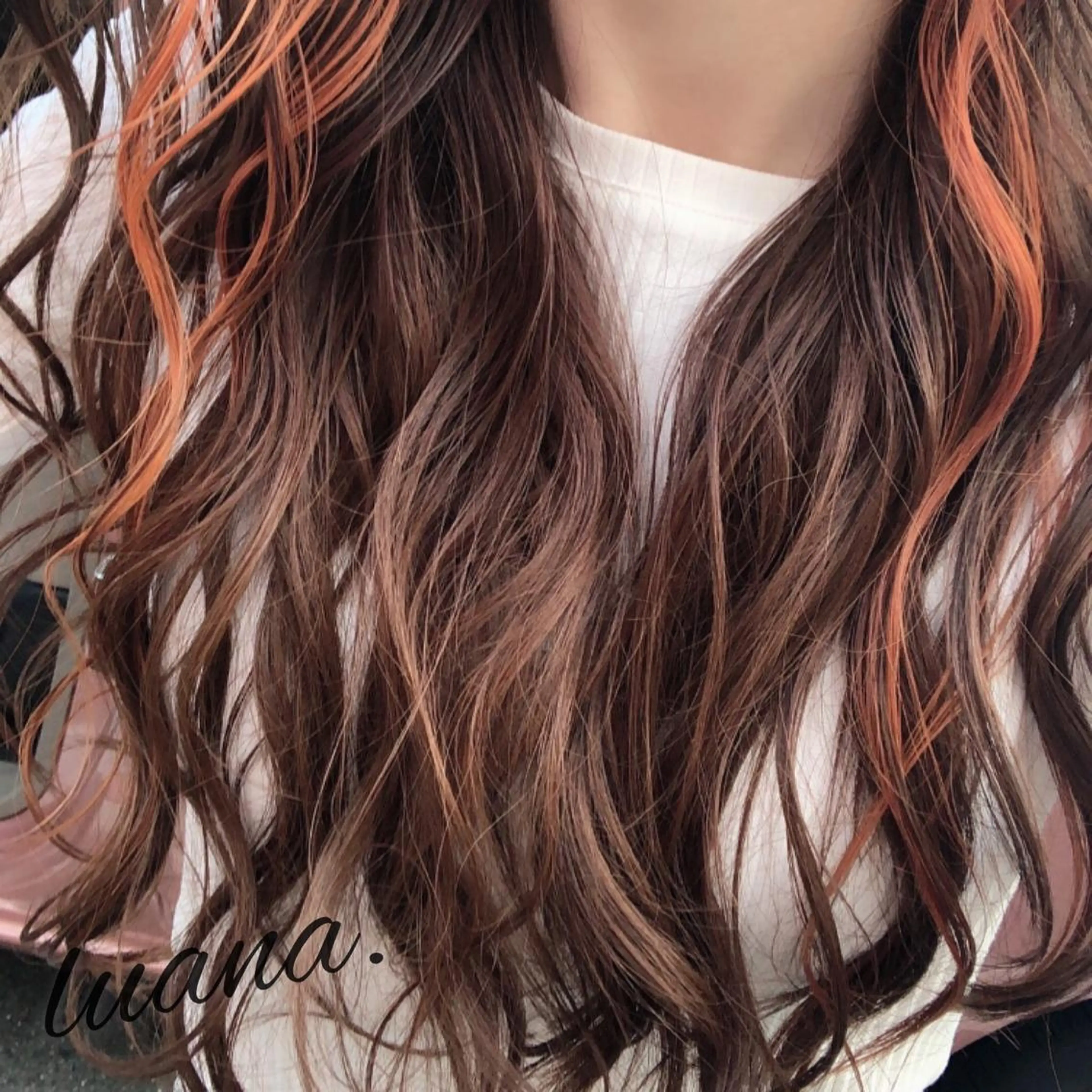 ロング ヘアカラー エクステ・髪質改善・ ブリーチ・吉田大介のヘアスタイル