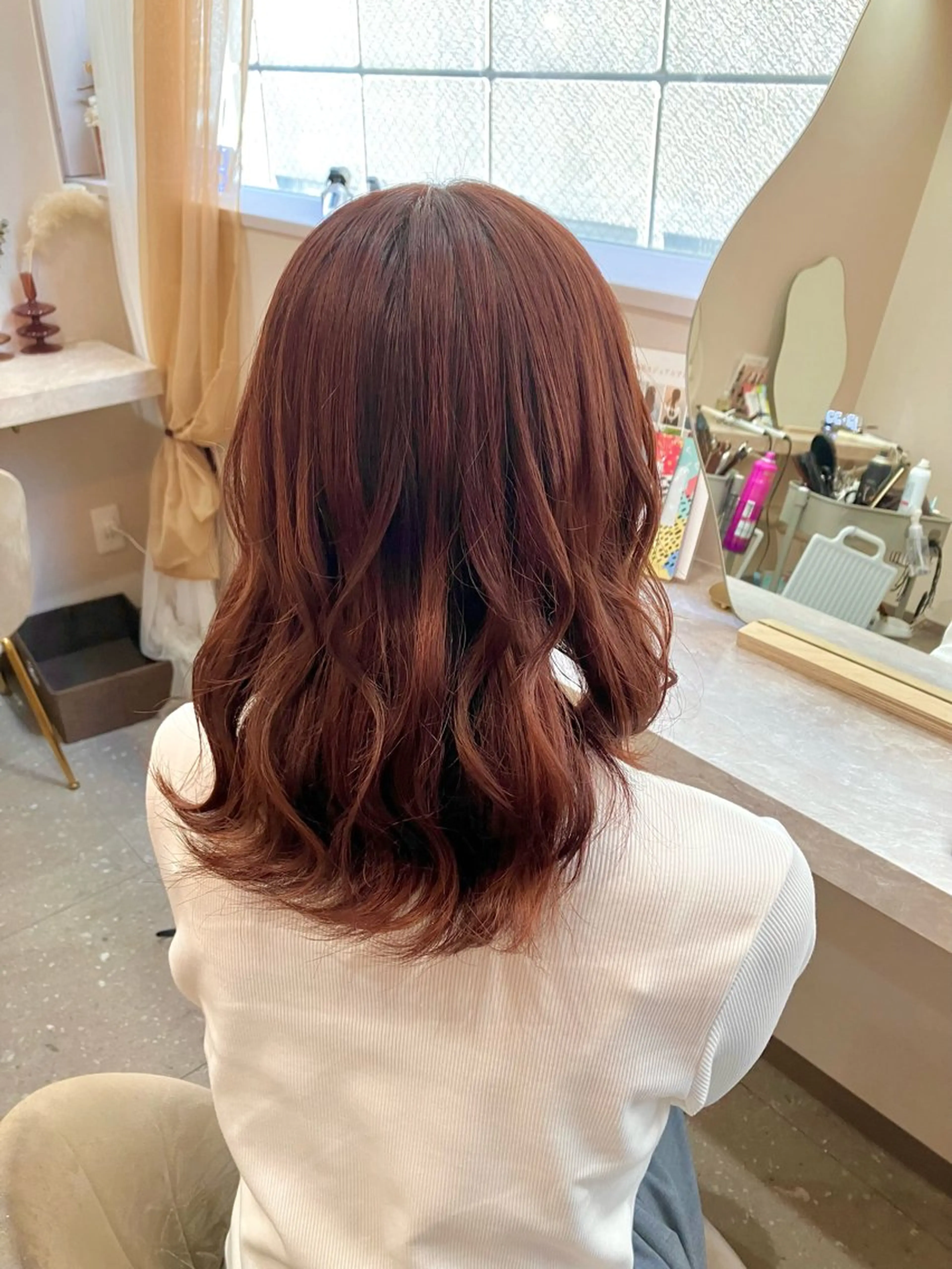 ミディアム ヘアアレンジ Mila Makiのヘアスタイル