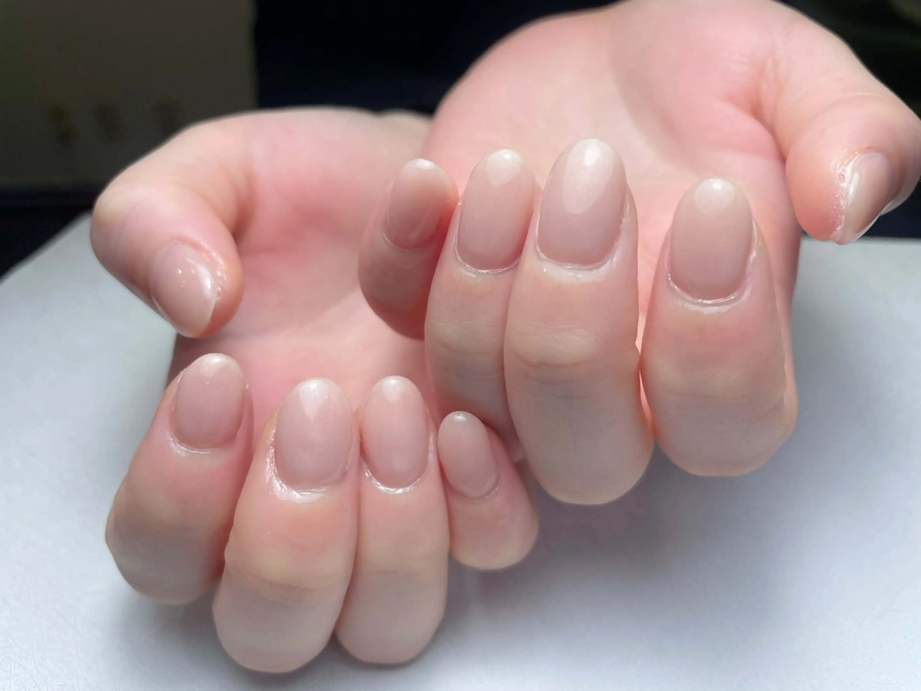 ネイル アートネイル 長さ出し フレンチネイル ジェルネイル ガーリー ハンドネイル 中野駅から2分 MEO NAILのネイルデザイン