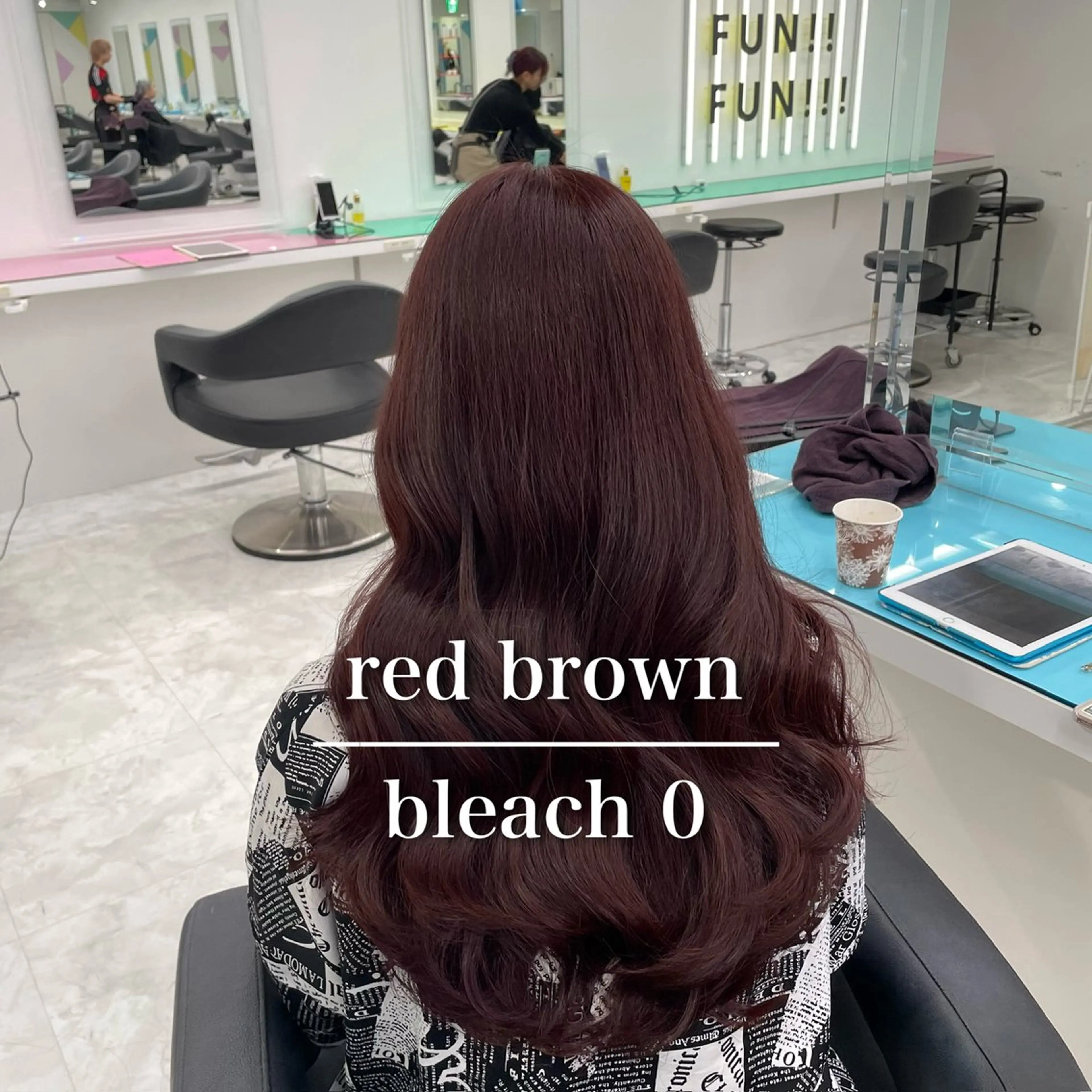 セミロング カラー 大人っぽ♡上品な暖色 ♡ブリーチなし♡のヘアスタイル