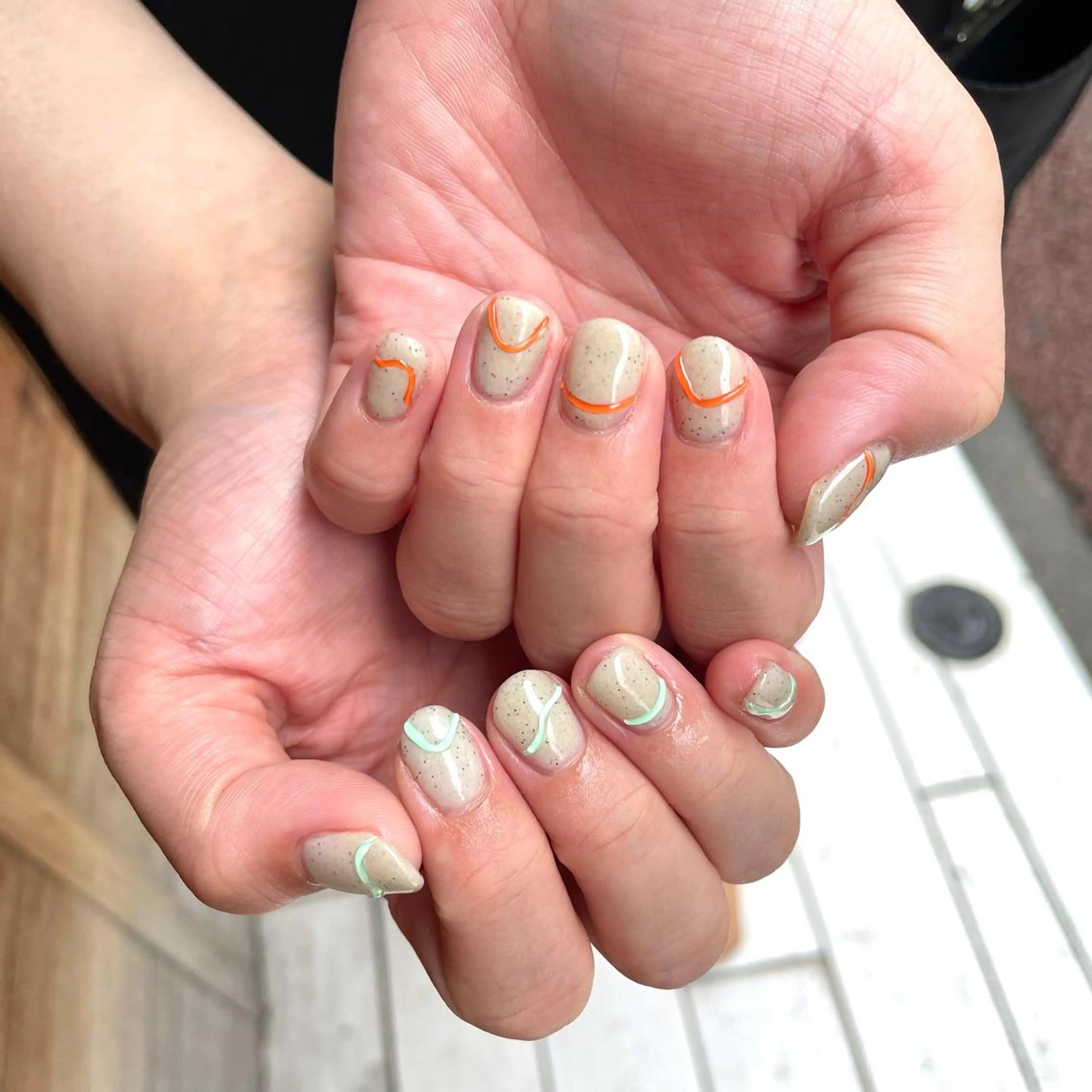 ネイル 新井 ひなののネイルデザイン