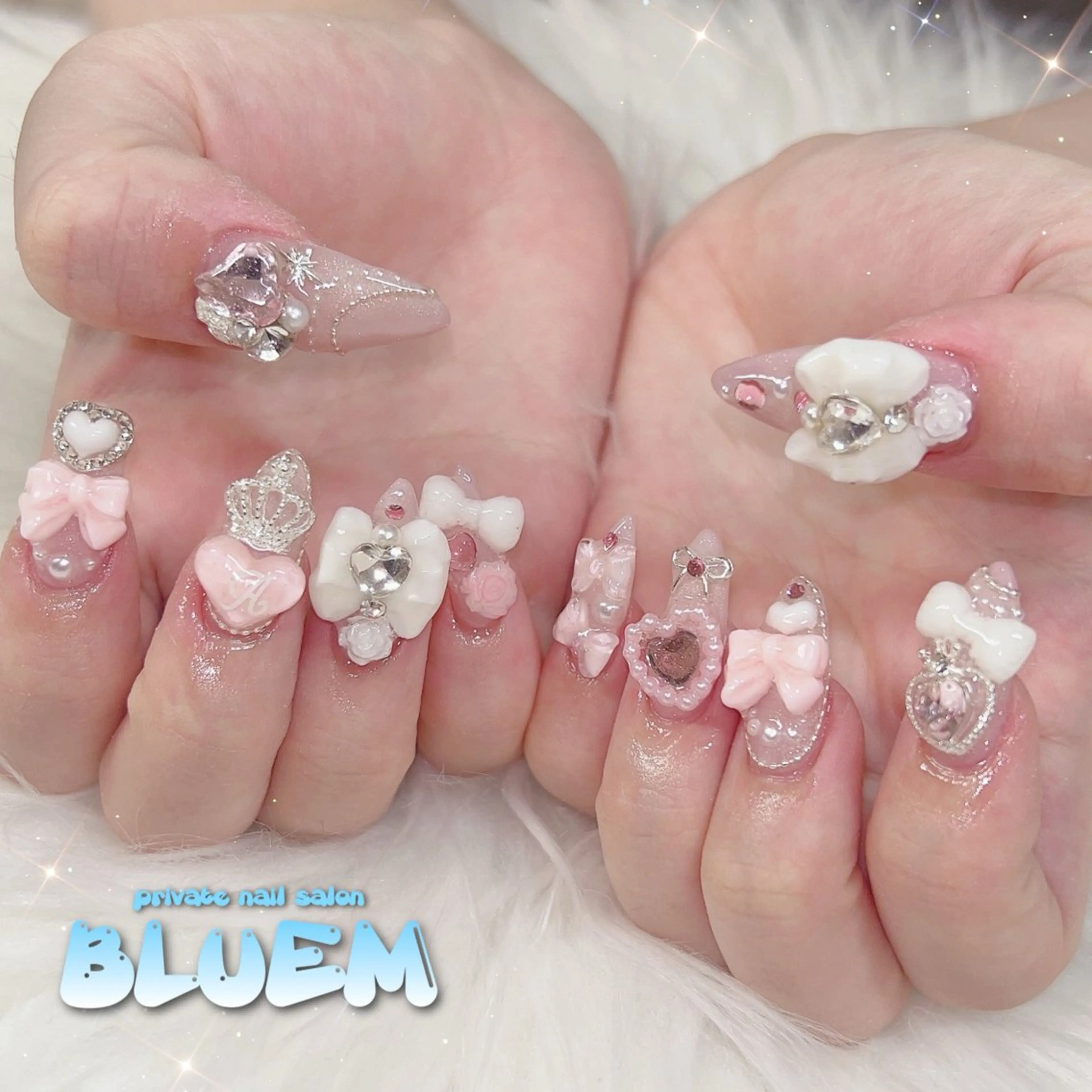 ネイル ハンドネイル BLUEM なな🐶のネイルデザイン